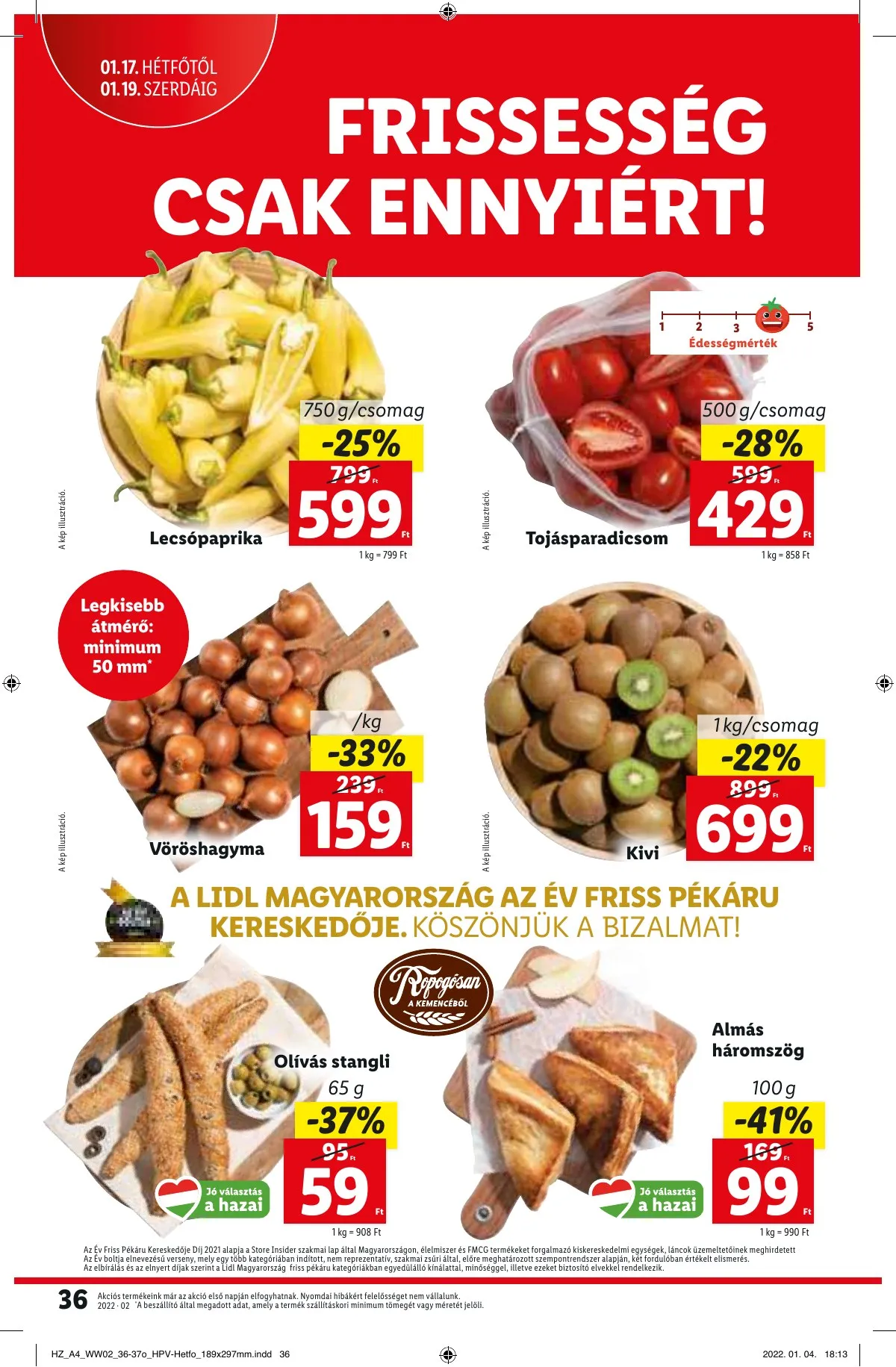 Lidl akciós újság 01.13–01.13 – 36. oldal