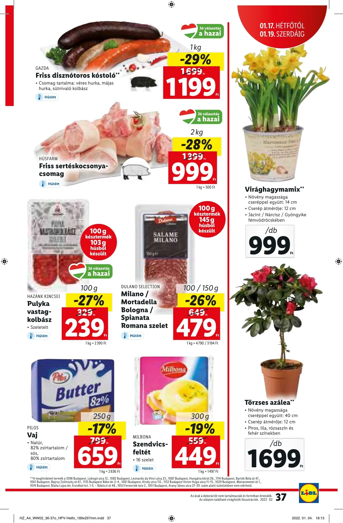 Lidl akciós újság 01.13–01.13 – 37. oldal