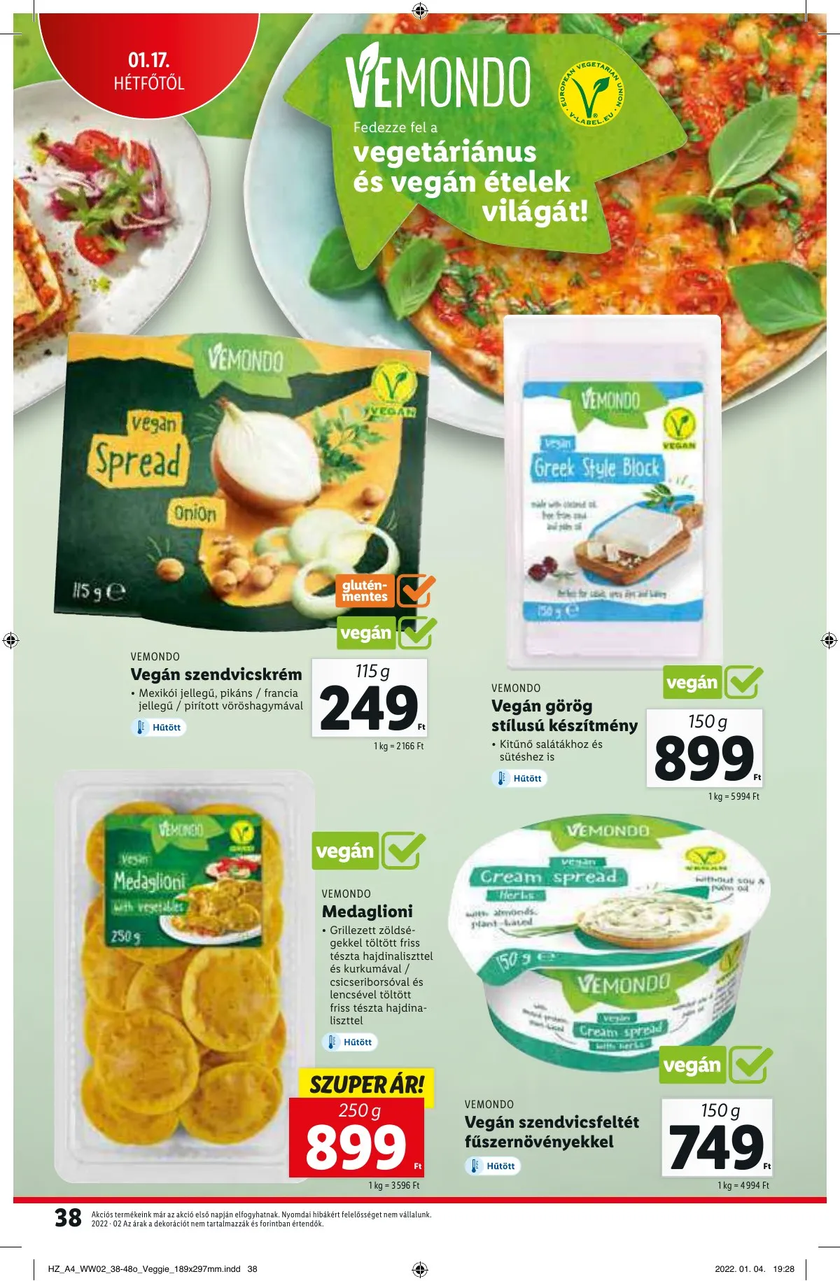 Lidl akciós újság 01.13–01.13 – 38. oldal