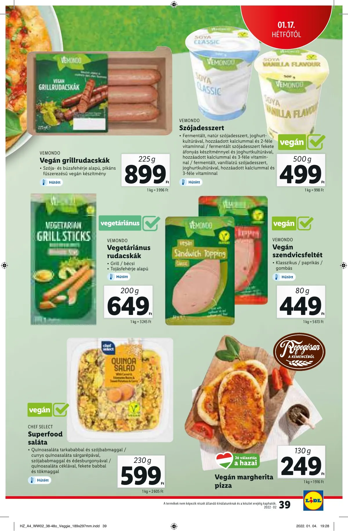 Lidl akciós újság 01.13–01.13 – 39. oldal