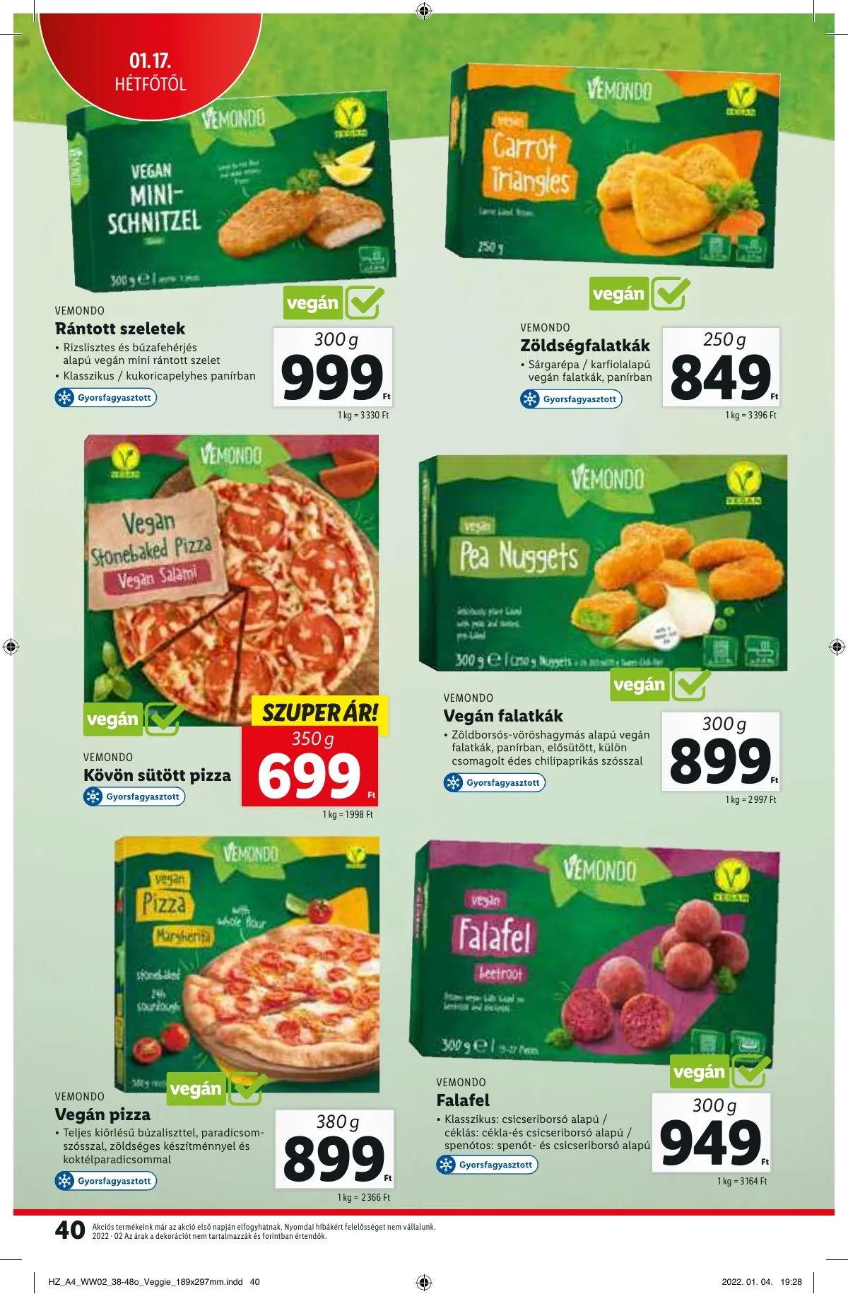Lidl akciós újság 01.13–01.13 – 40. oldal