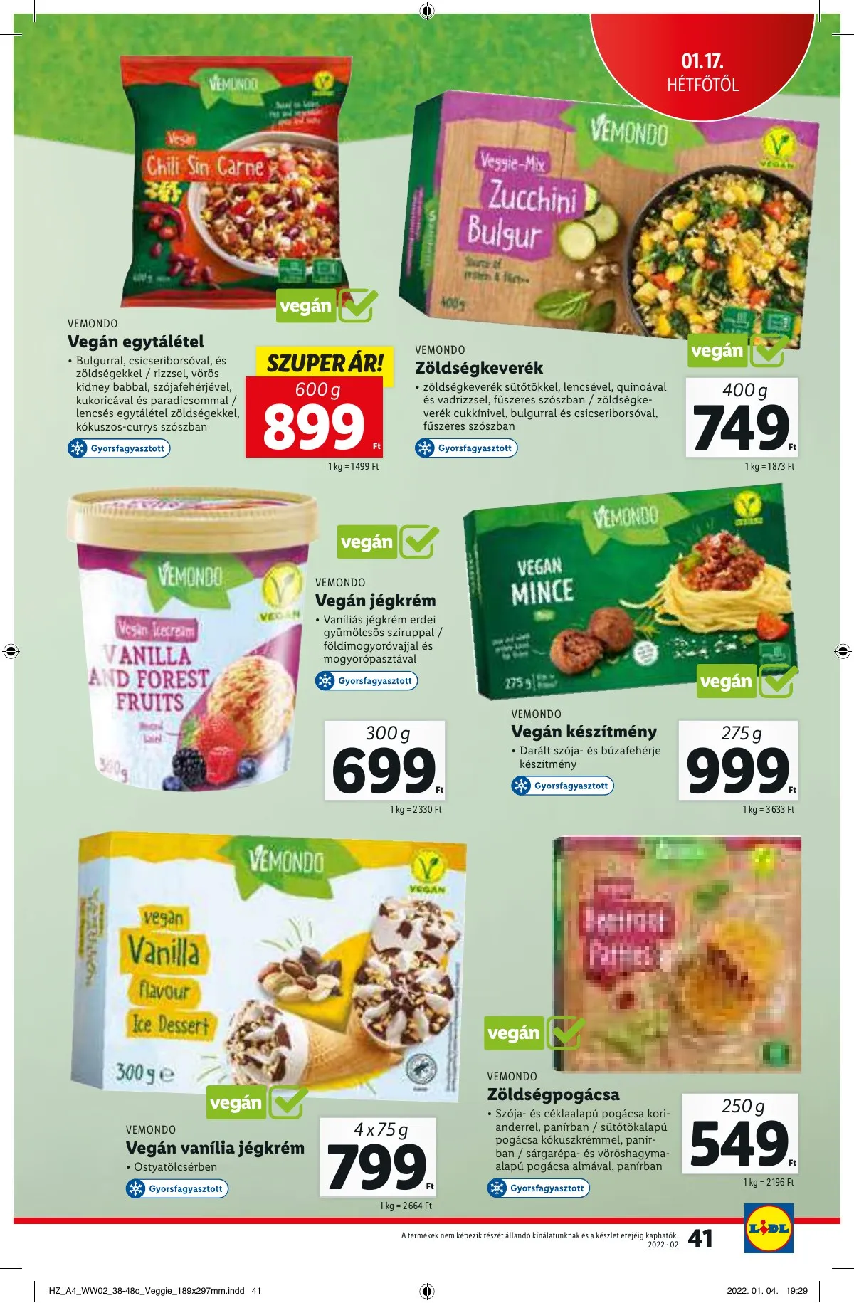 Lidl akciós újság 01.13–01.13 – 41. oldal