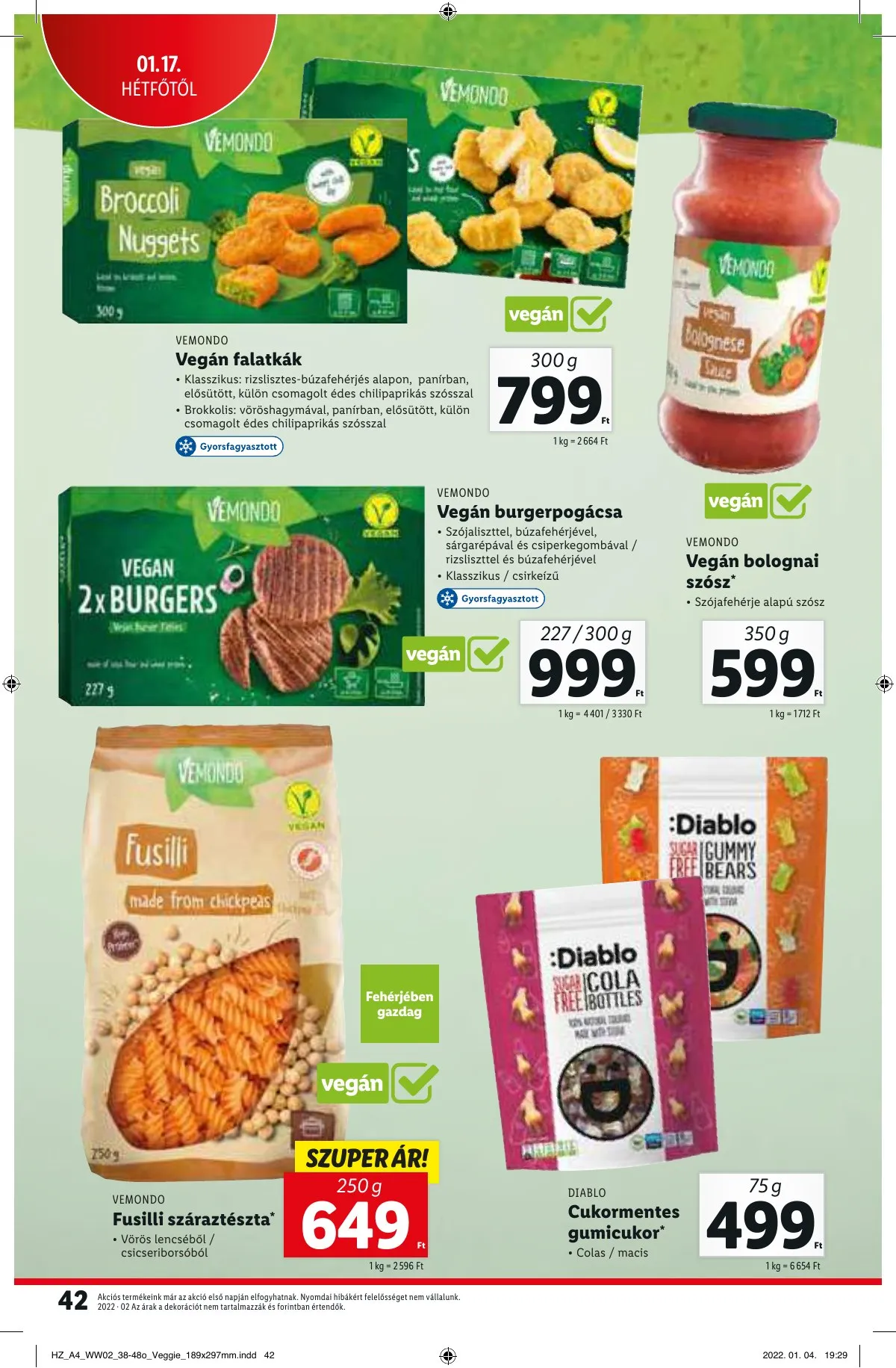 Lidl akciós újság 01.13–01.13 – 42. oldal