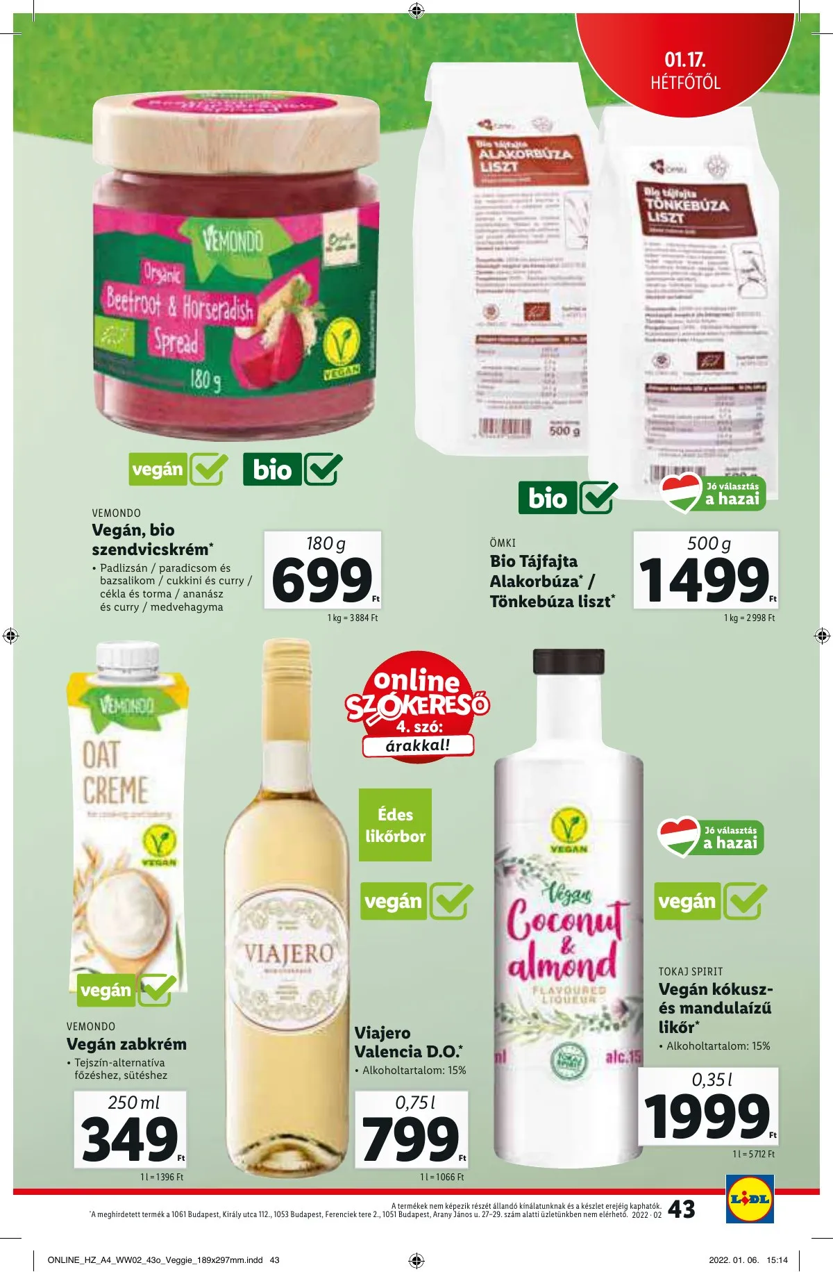 Lidl akciós újság 01.13–01.13 – 43. oldal