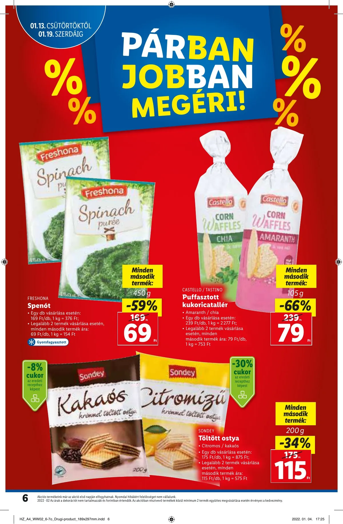 Lidl akciós újság 01.13–01.13 – 6. oldal