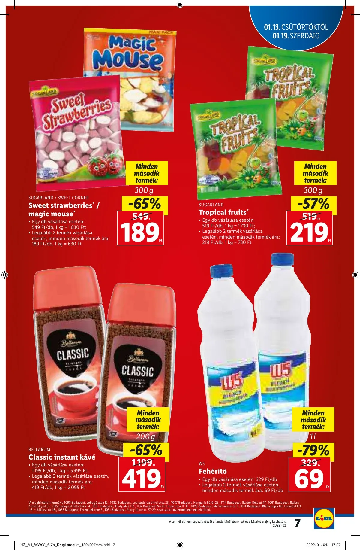 Lidl akciós újság 01.13–01.13 – 7. oldal