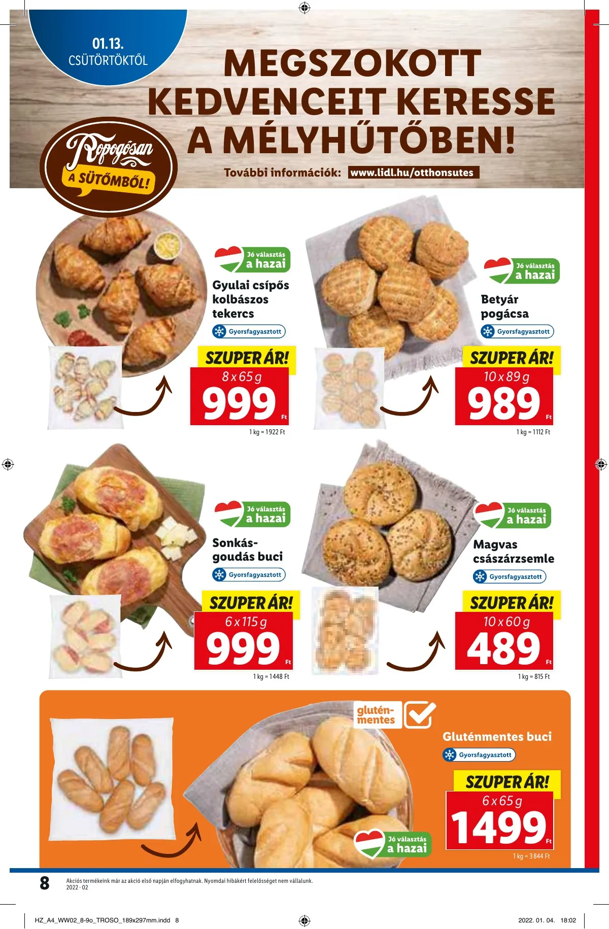 Lidl akciós újság 01.13–01.13 – 8. oldal