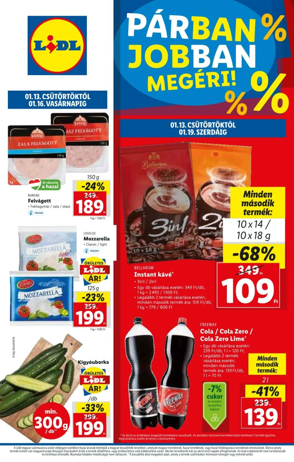 Lidl akciós újság 01.13–01.19