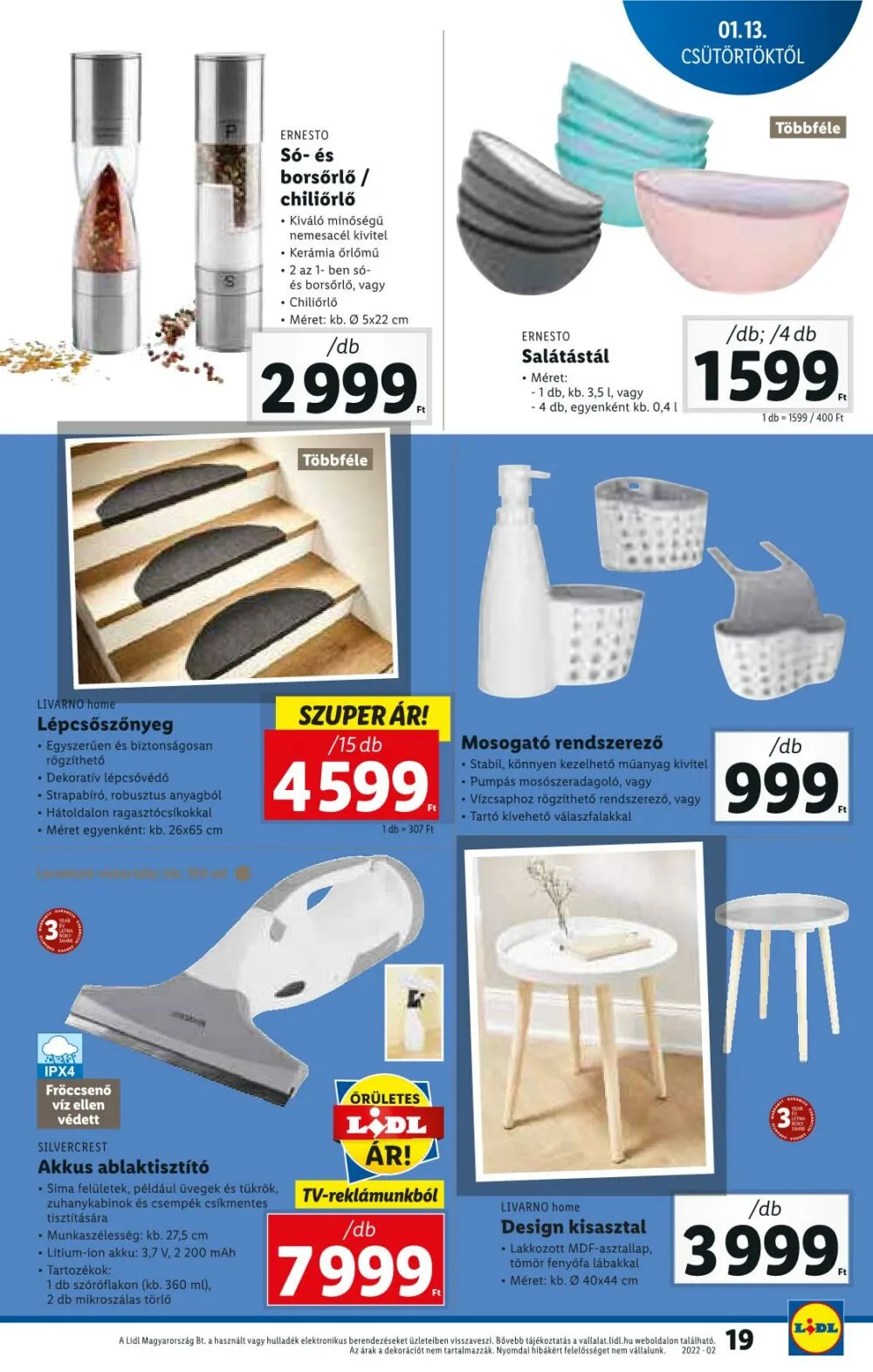 Lidl akciós újság 01.13–01.19 – 19. oldal