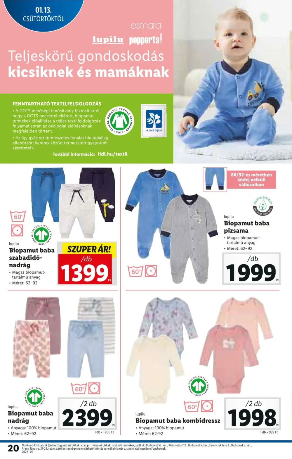 Lidl akciós újság 01.13–01.19 – 20. oldal