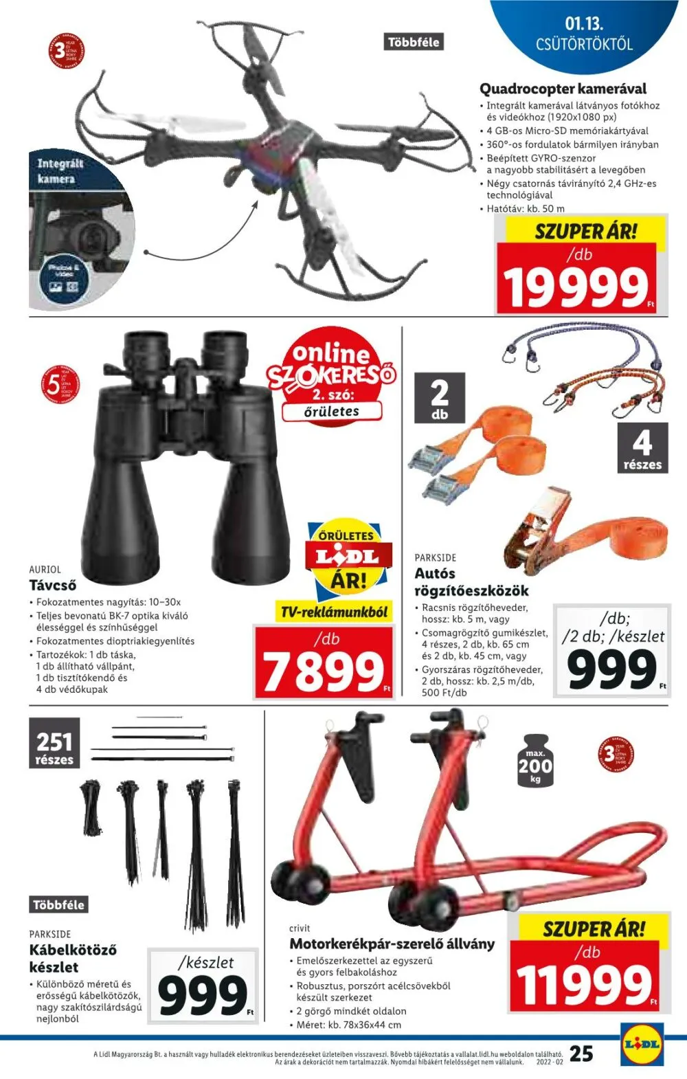 Lidl akciós újság 01.13–01.19 – 25. oldal
