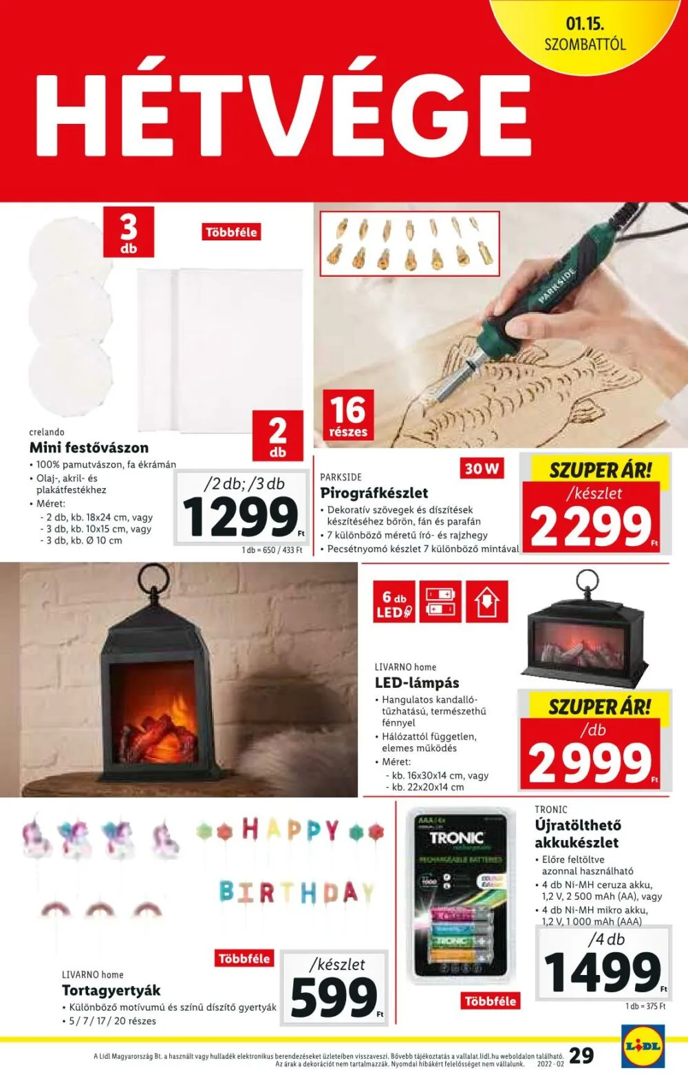 Lidl akciós újság 01.13–01.19 – 29. oldal
