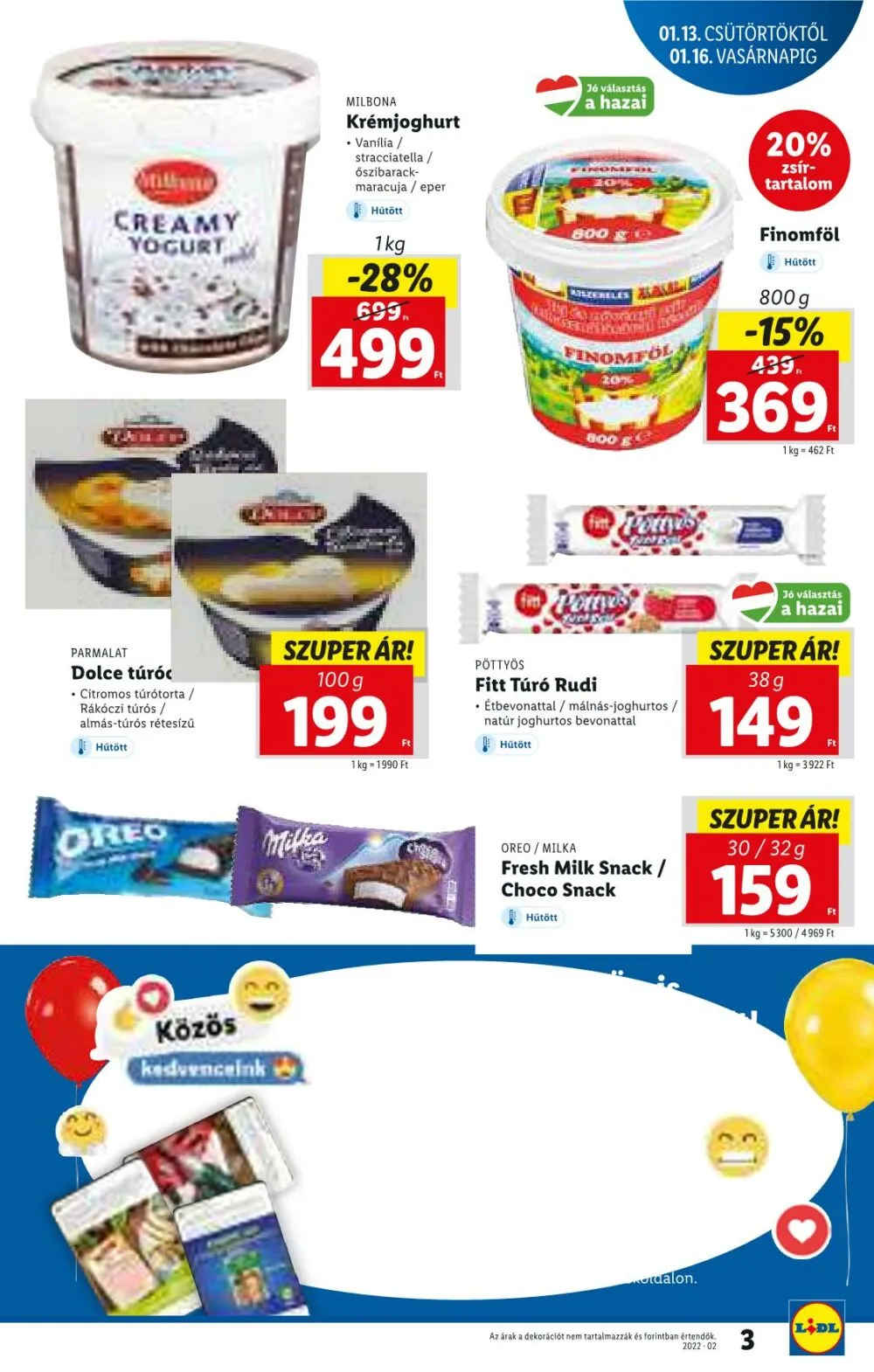 Lidl akciós újság 01.13–01.19 – 3. oldal