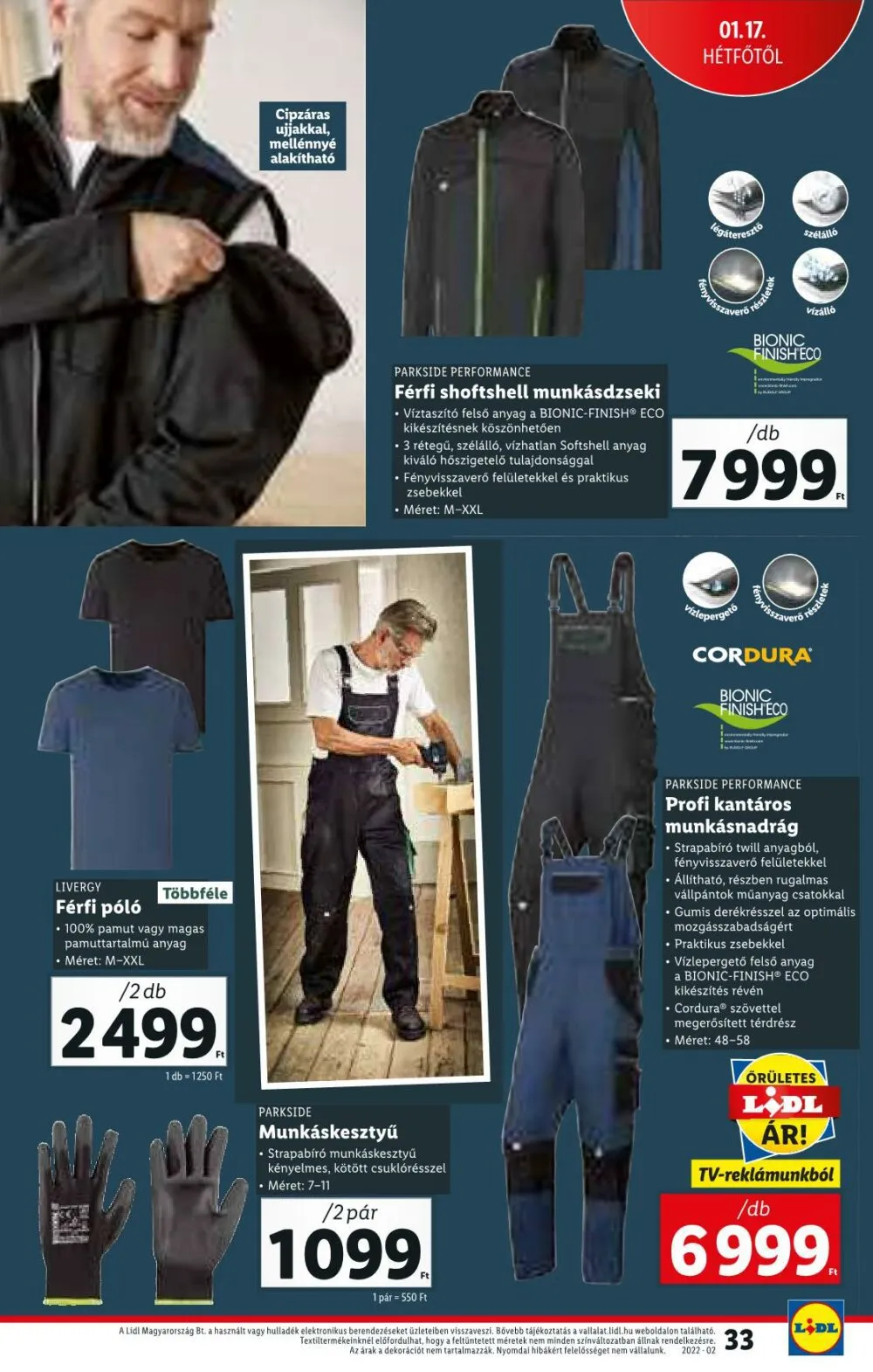Lidl akciós újság 01.13–01.19 – 33. oldal