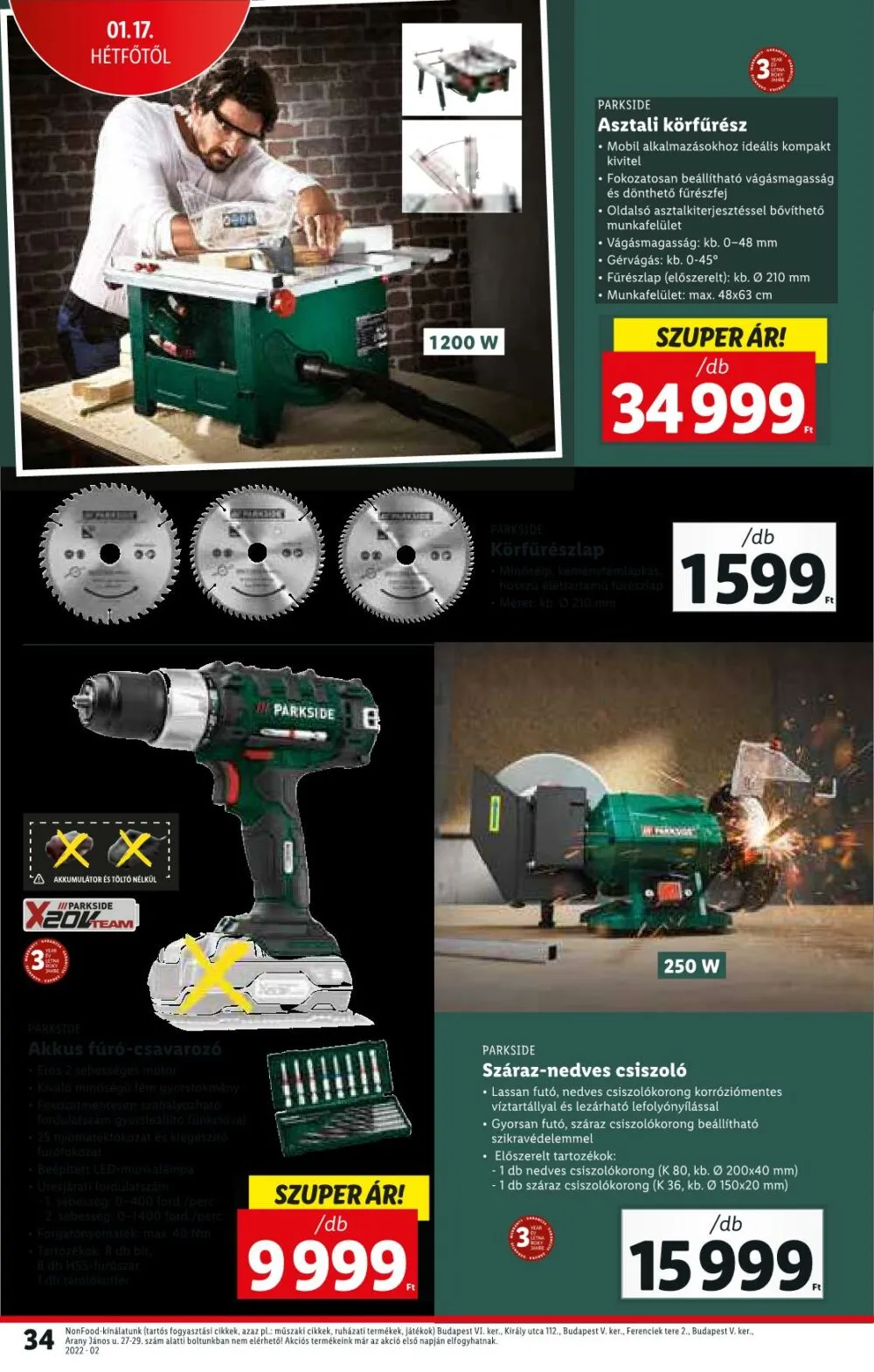 Lidl akciós újság 01.13–01.19 – 34. oldal