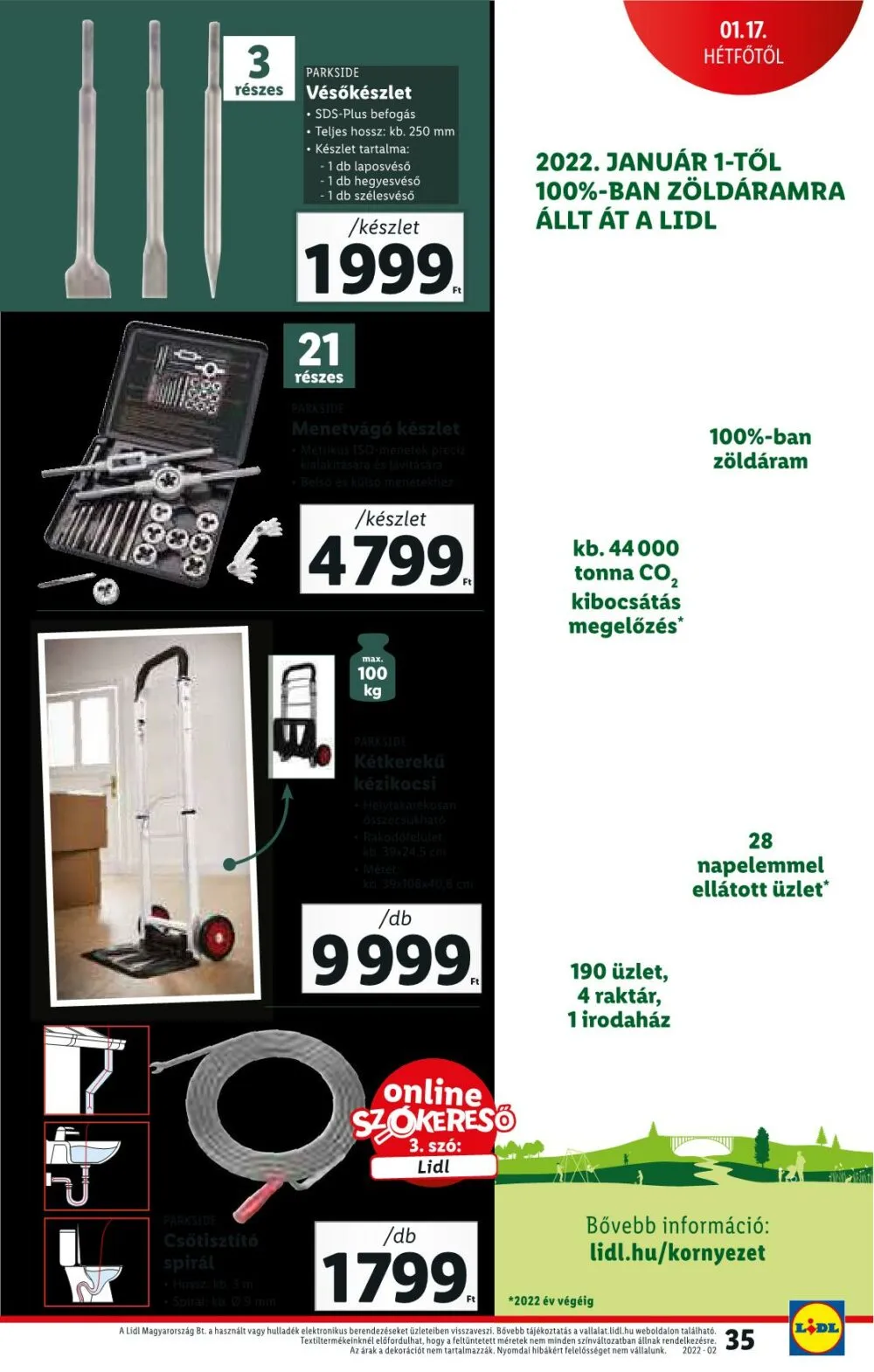 Lidl akciós újság 01.13–01.19 – 35. oldal