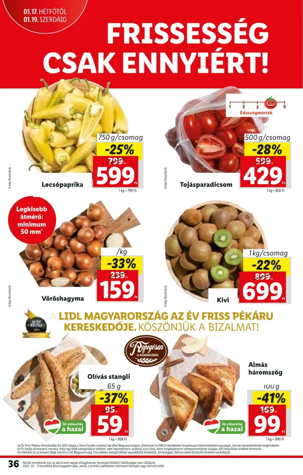 Lidl akciós újság 01.13–01.19 – 36. oldal
