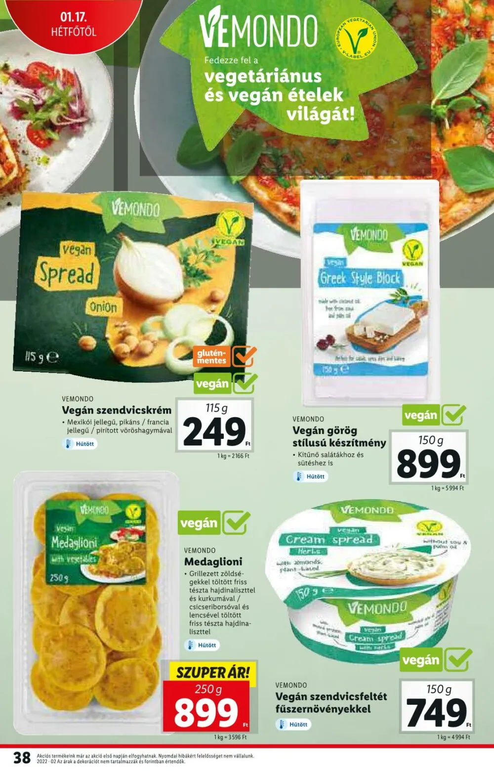 Lidl akciós újság 01.13–01.19 – 38. oldal