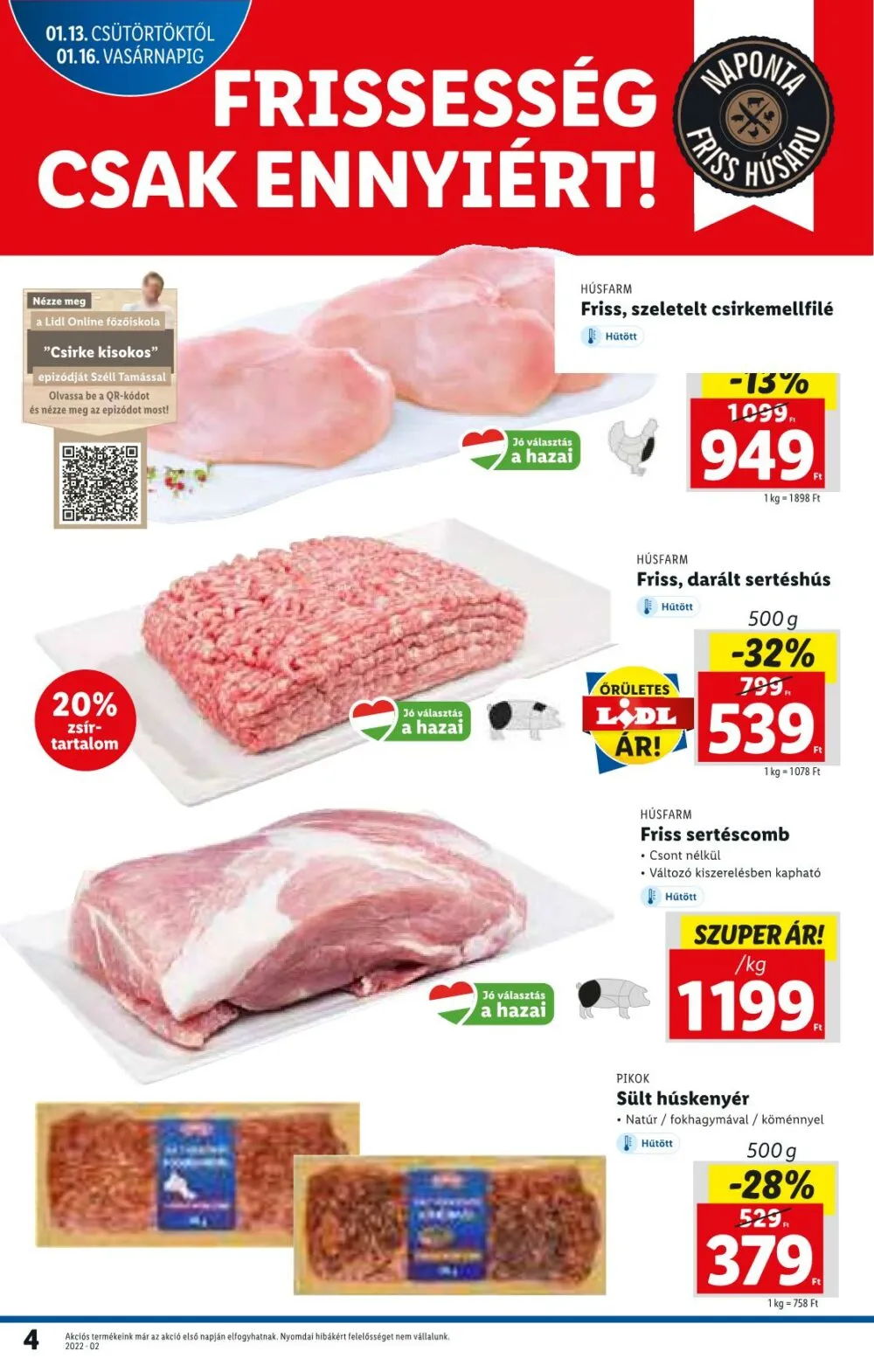 Lidl akciós újság 01.13–01.19 – 4. oldal