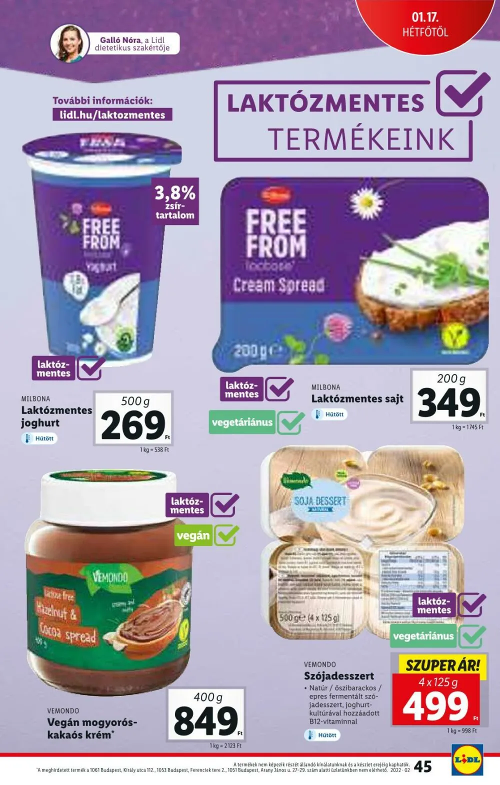 Lidl akciós újság 01.13–01.19 – 45. oldal
