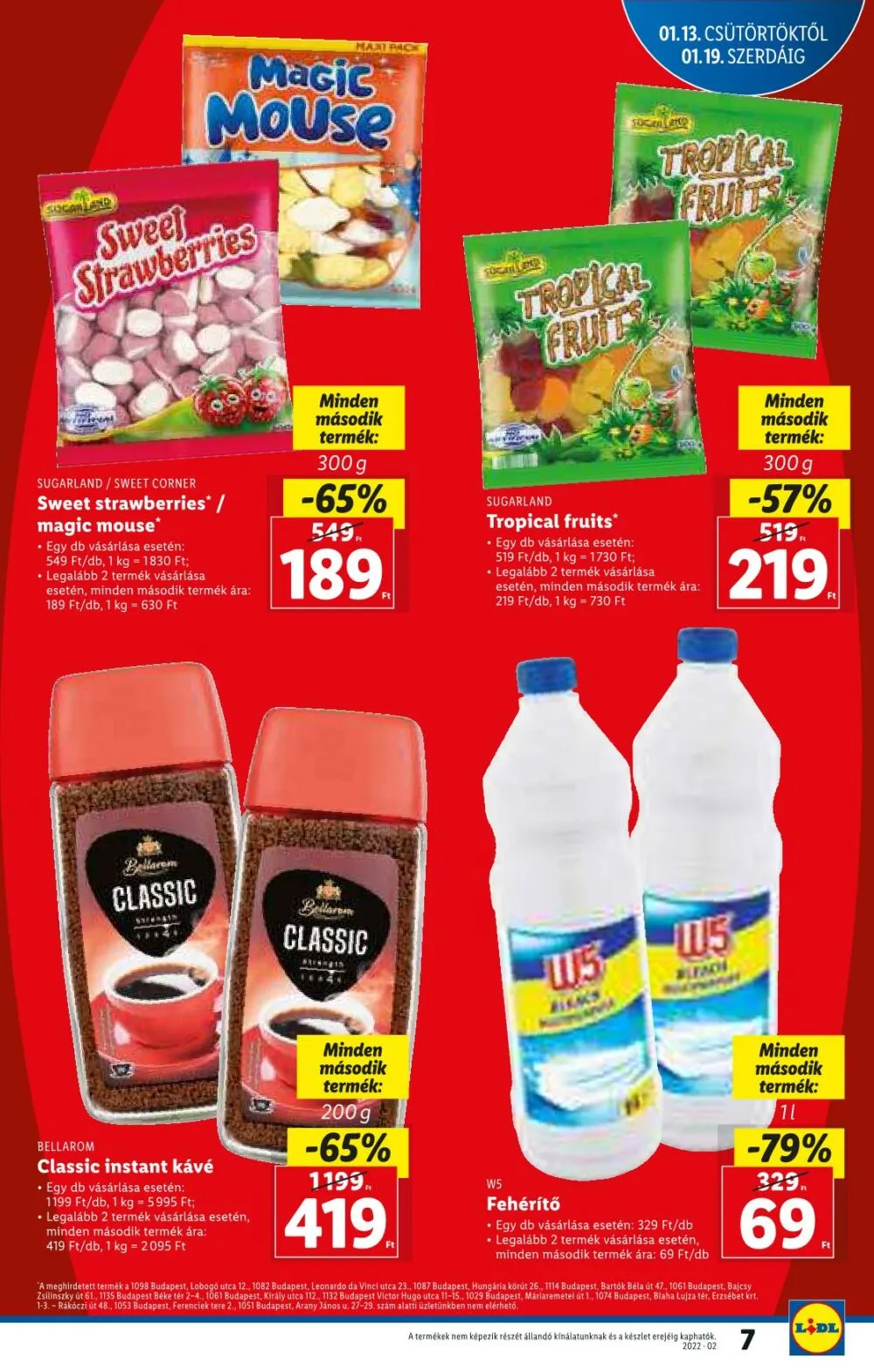 Lidl akciós újság 01.13–01.19 – 7. oldal