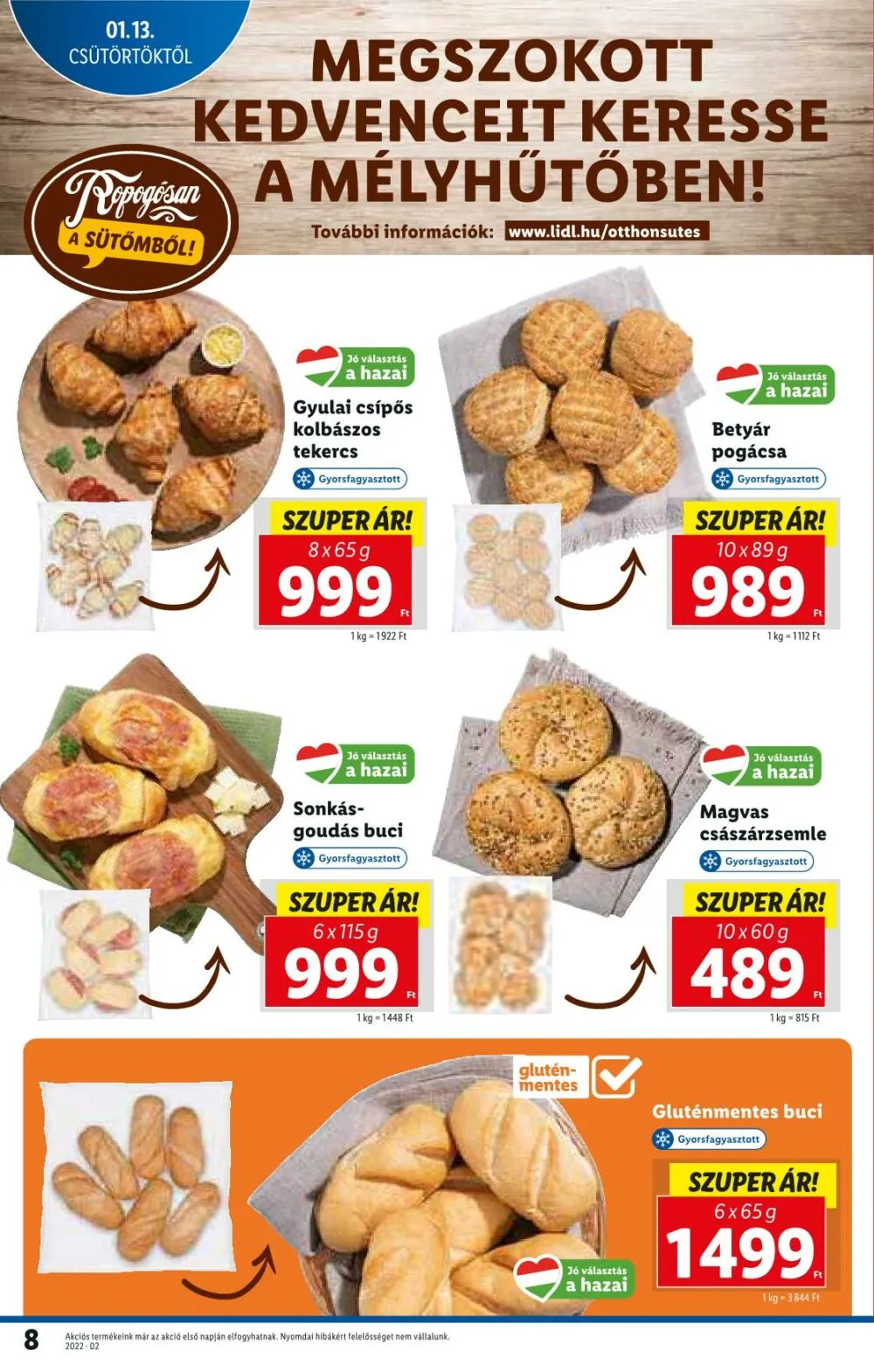 Lidl akciós újság 01.13–01.19 – 8. oldal