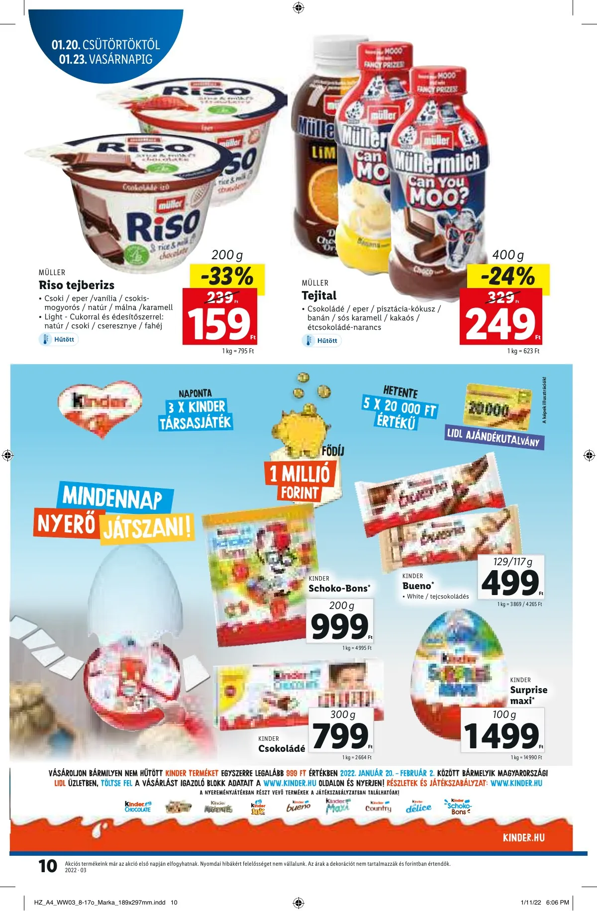 Lidl akciós újság 01.20–01.20 – 10. oldal