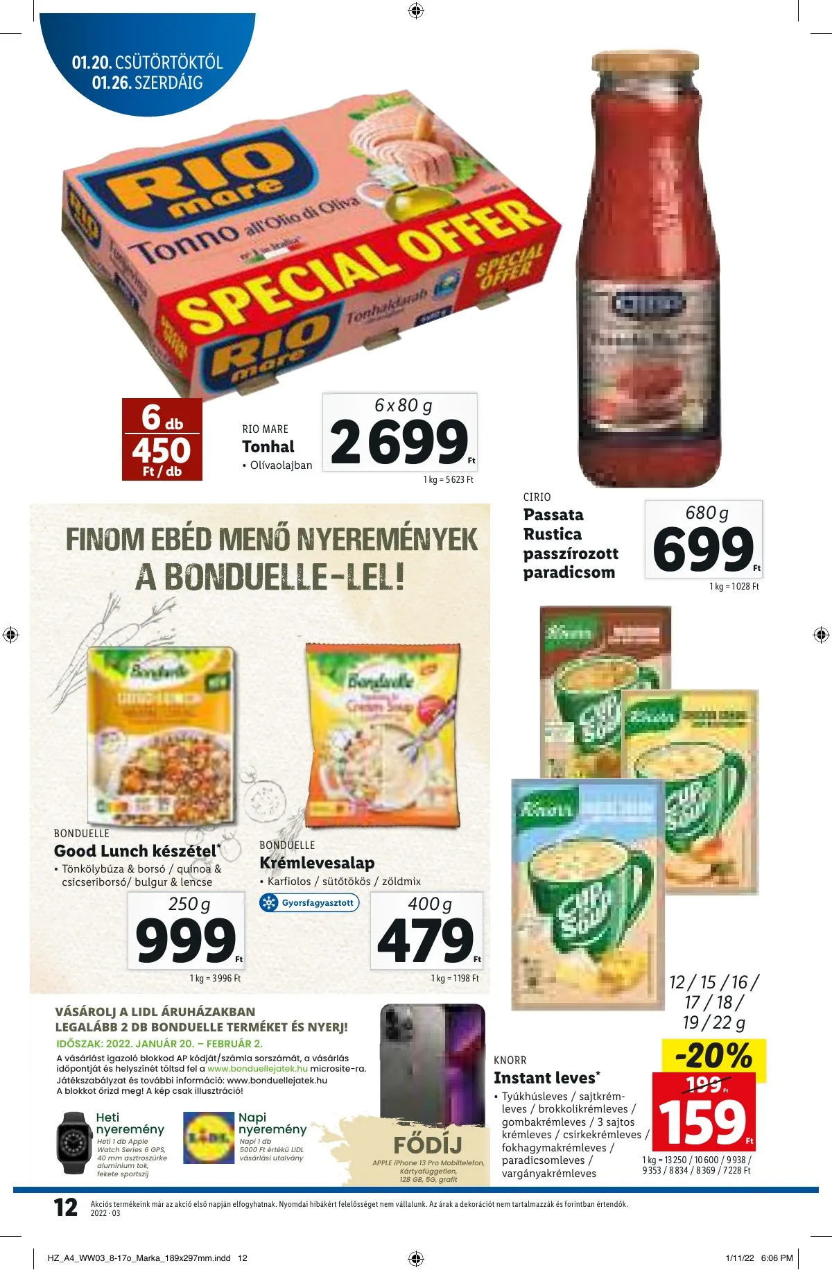 Lidl akciós újság 01.20–01.20 – 12. oldal