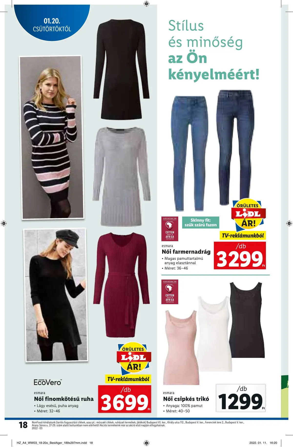 Lidl akciós újság 01.20–01.20 – 18. oldal