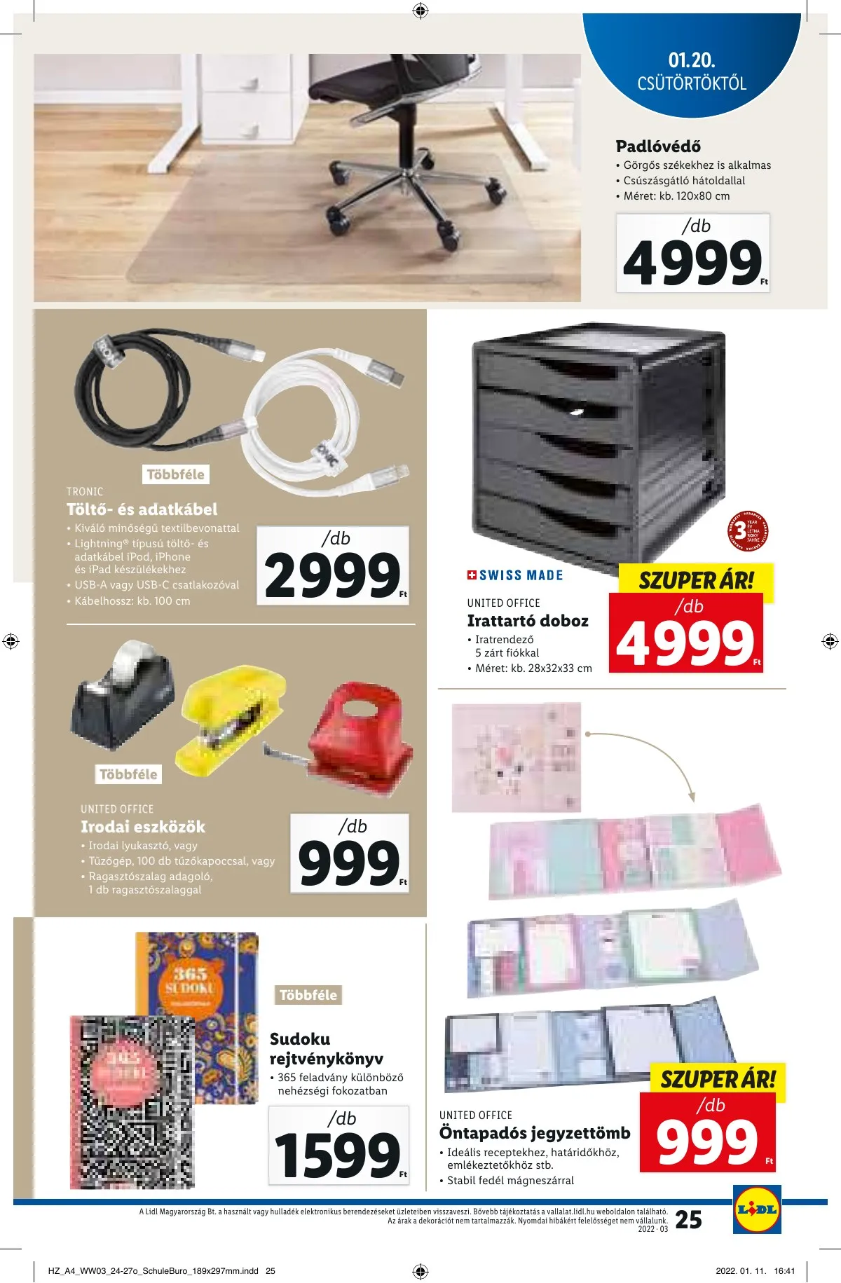 Lidl akciós újság 01.20–01.20 – 25. oldal