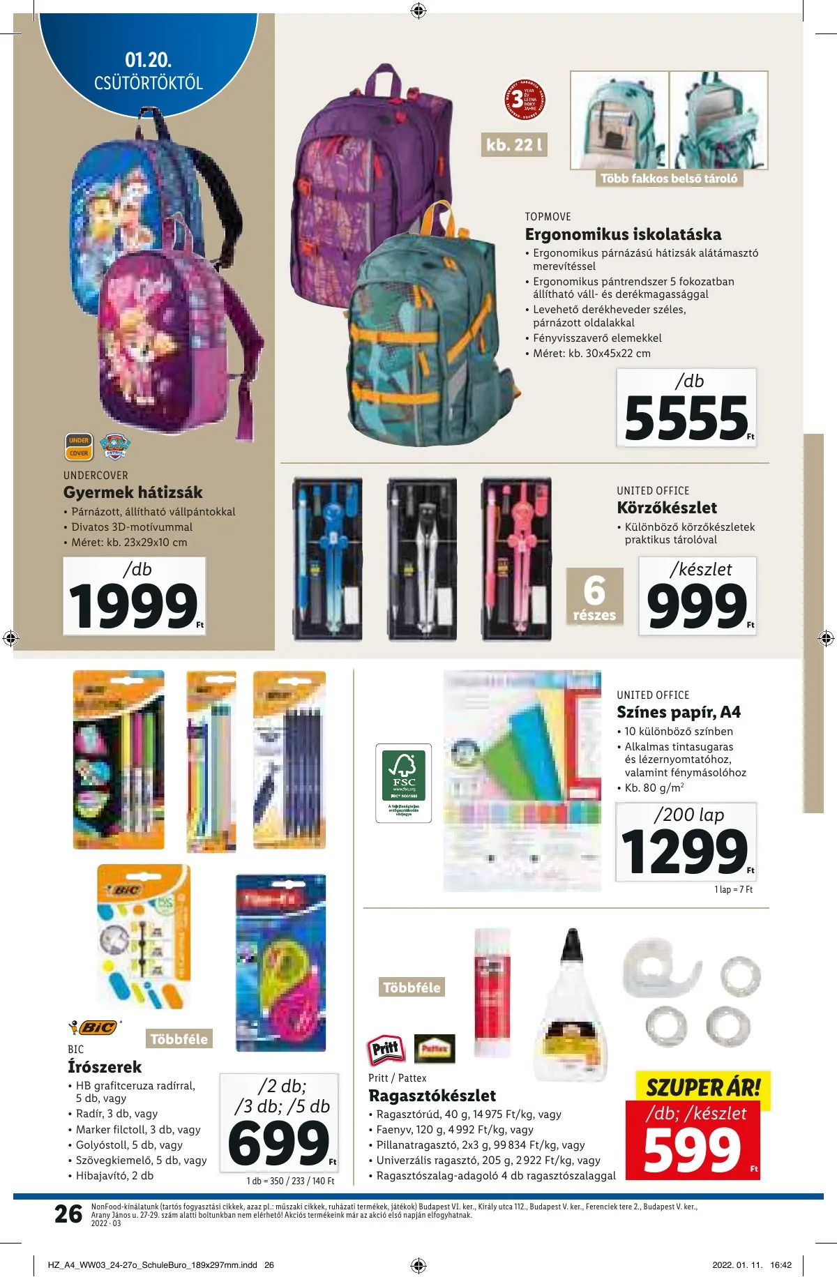 Lidl akciós újság 01.20–01.20 – 26. oldal