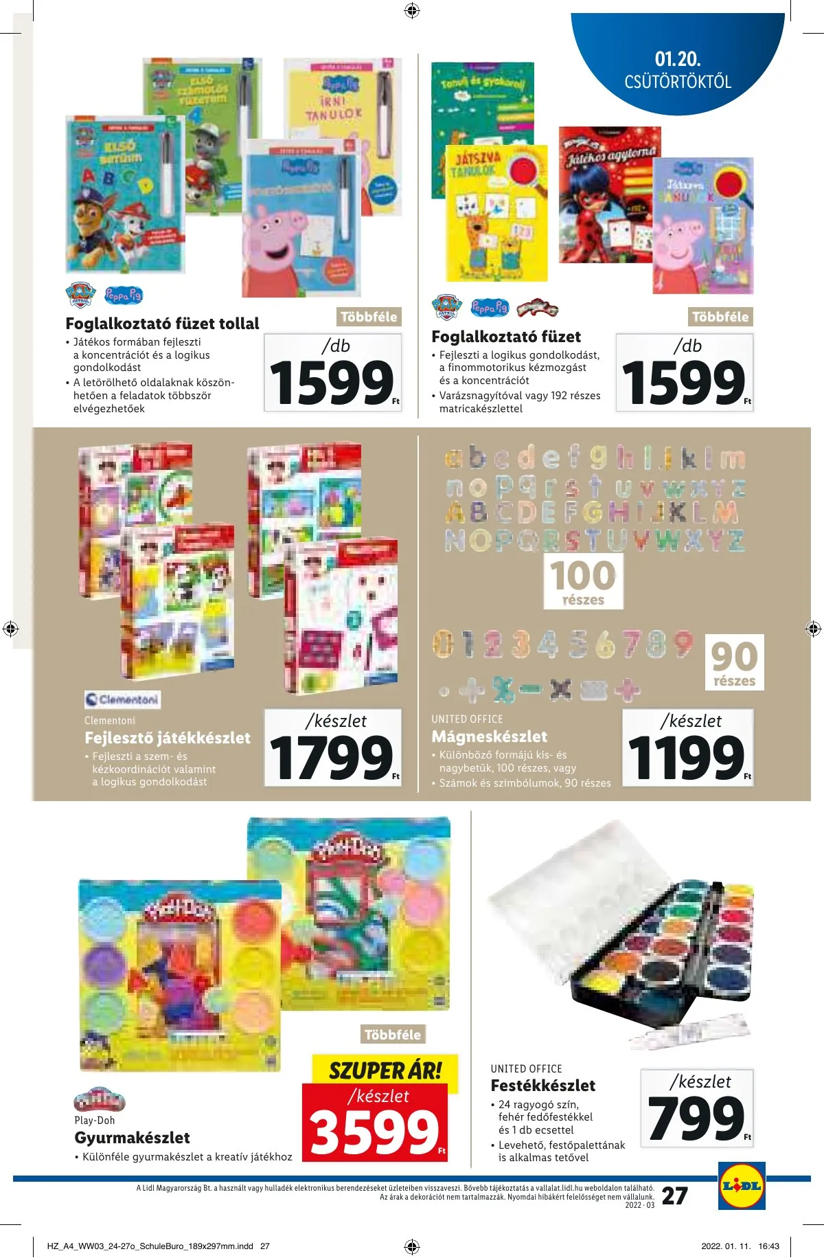 Lidl akciós újság 01.20–01.20 – 27. oldal