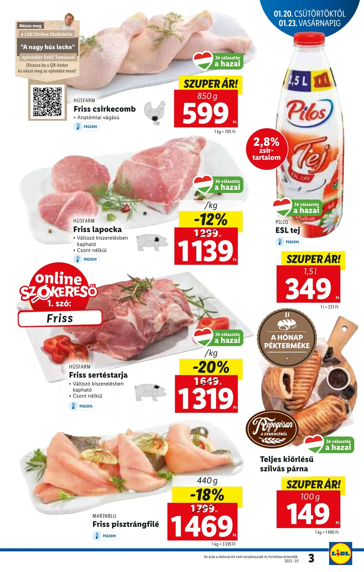 Lidl akciós újság 01.20–01.20 – 3. oldal