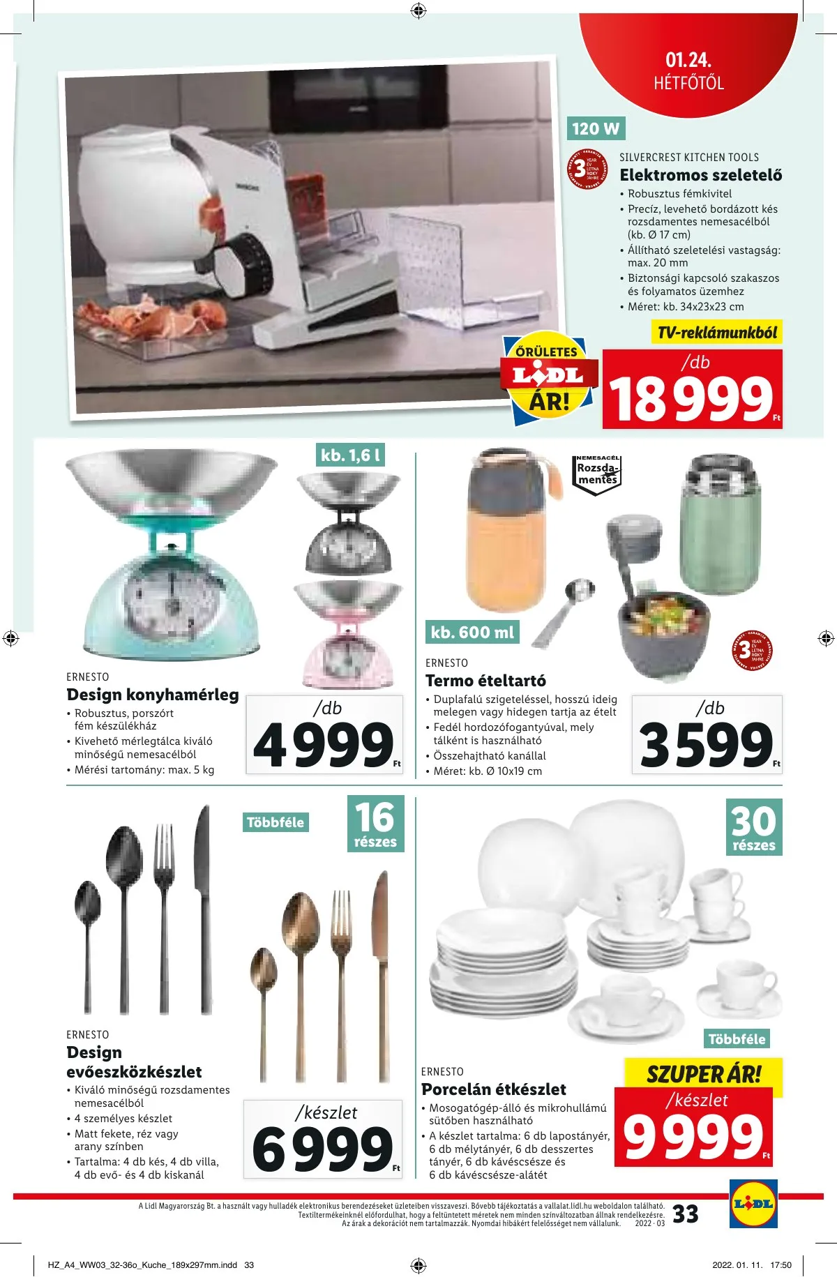 Lidl akciós újság 01.20–01.20 – 33. oldal