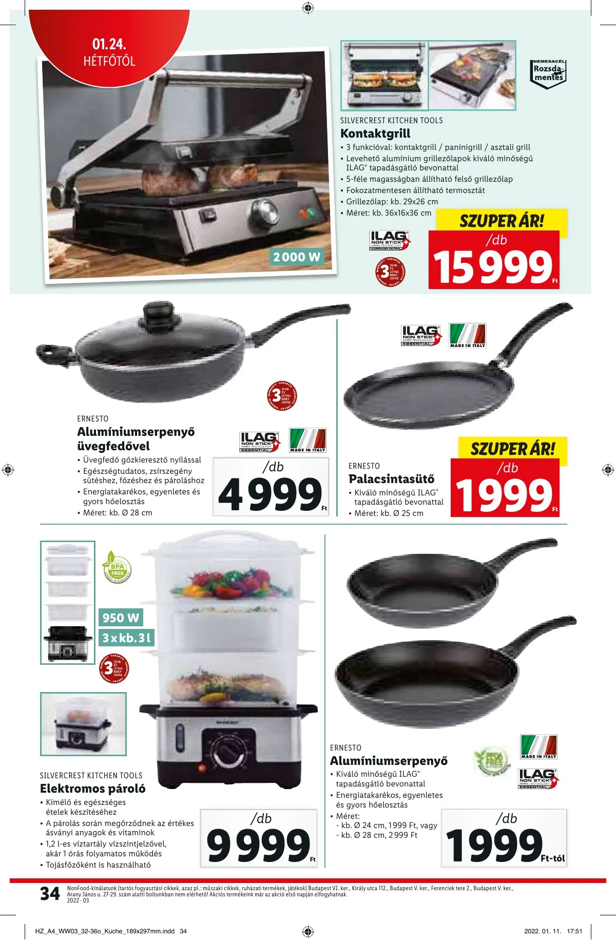 Lidl akciós újság 01.20–01.20 – 34. oldal