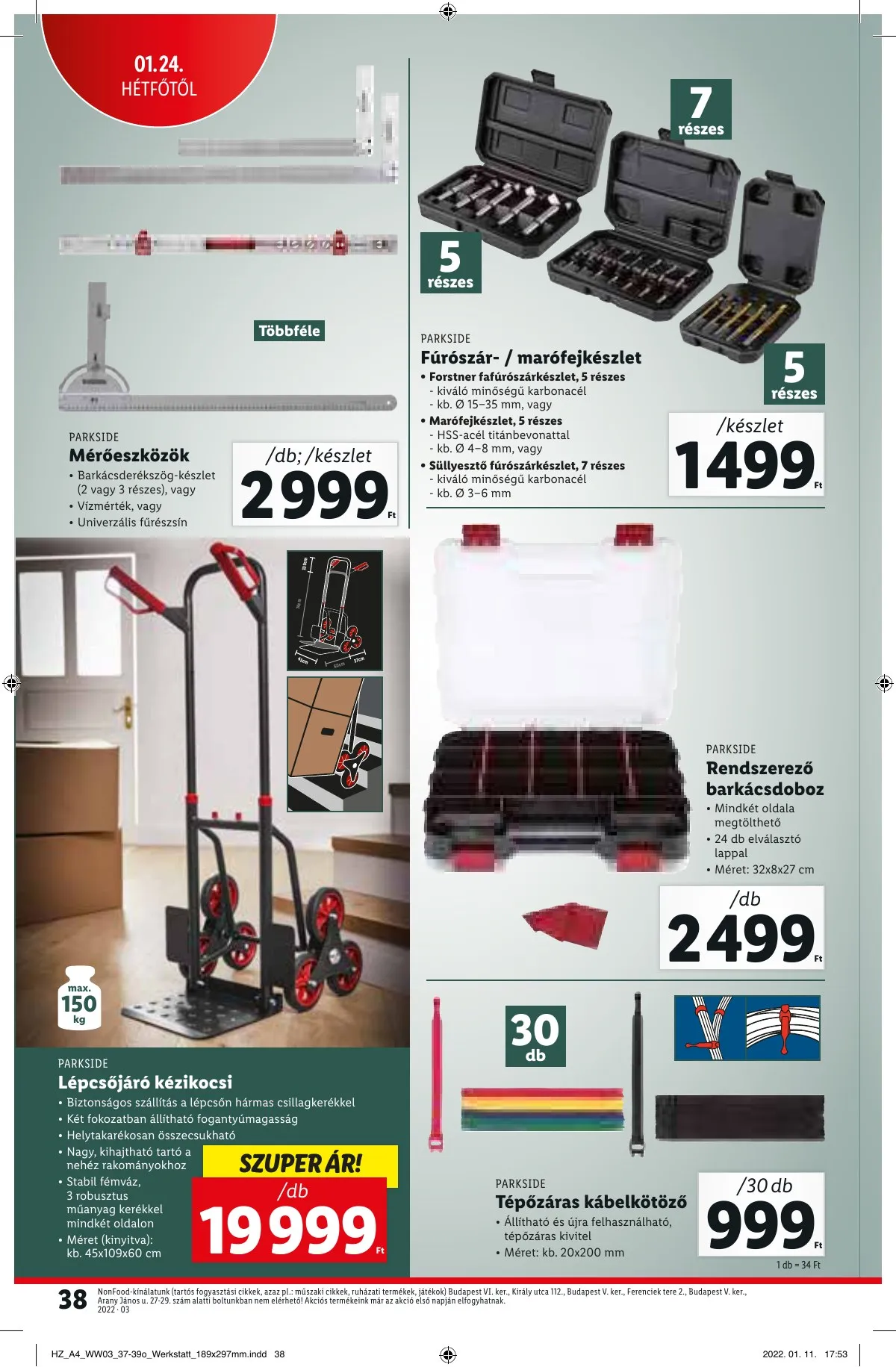 Lidl akciós újság 01.20–01.20 – 38. oldal