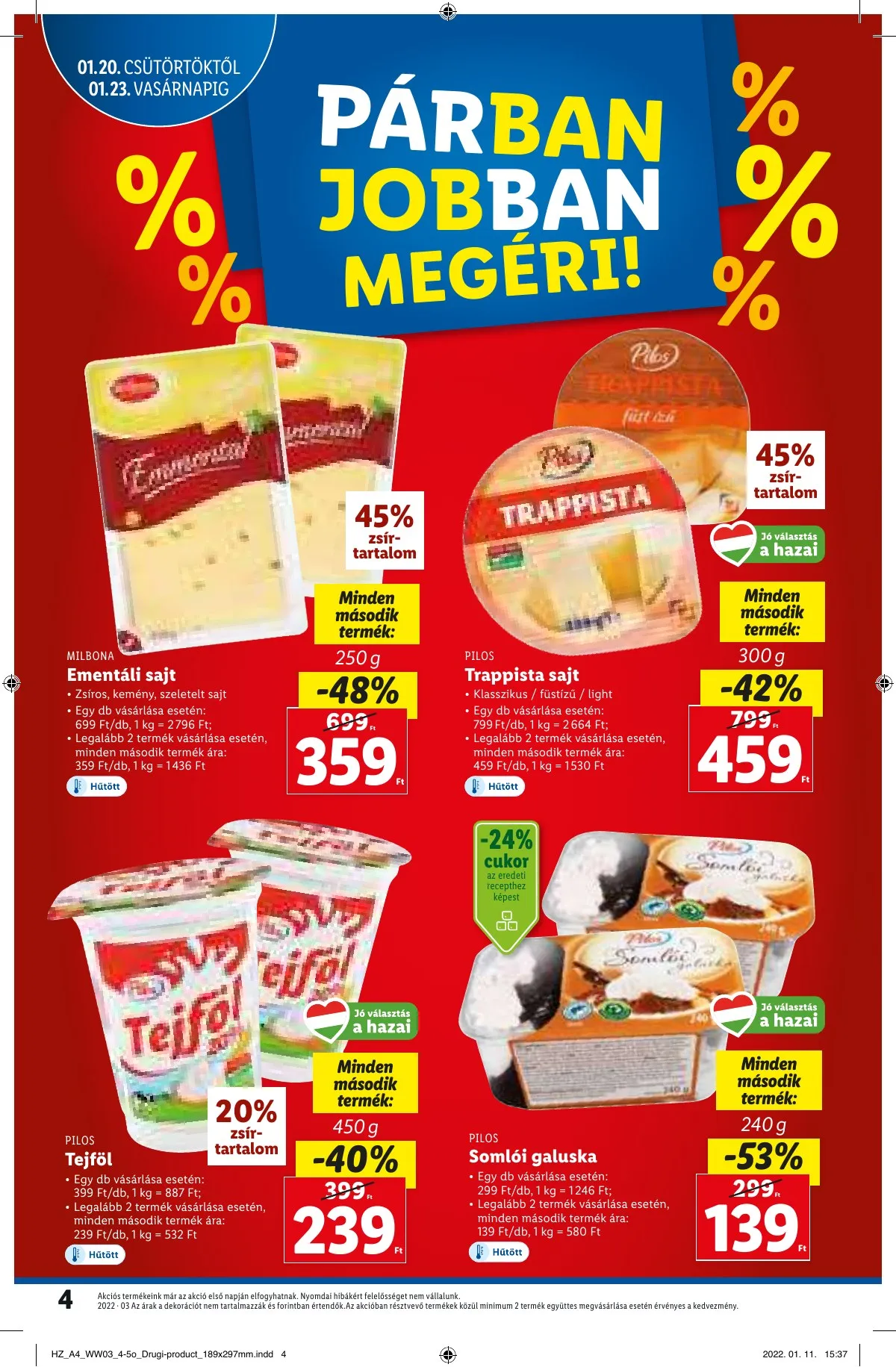 Lidl akciós újság 01.20–01.20 – 4. oldal
