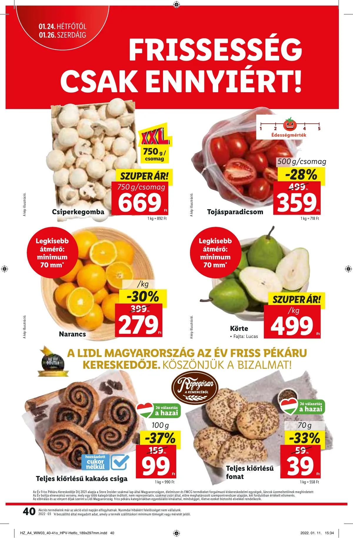 Lidl akciós újság 01.20–01.20 – 40. oldal
