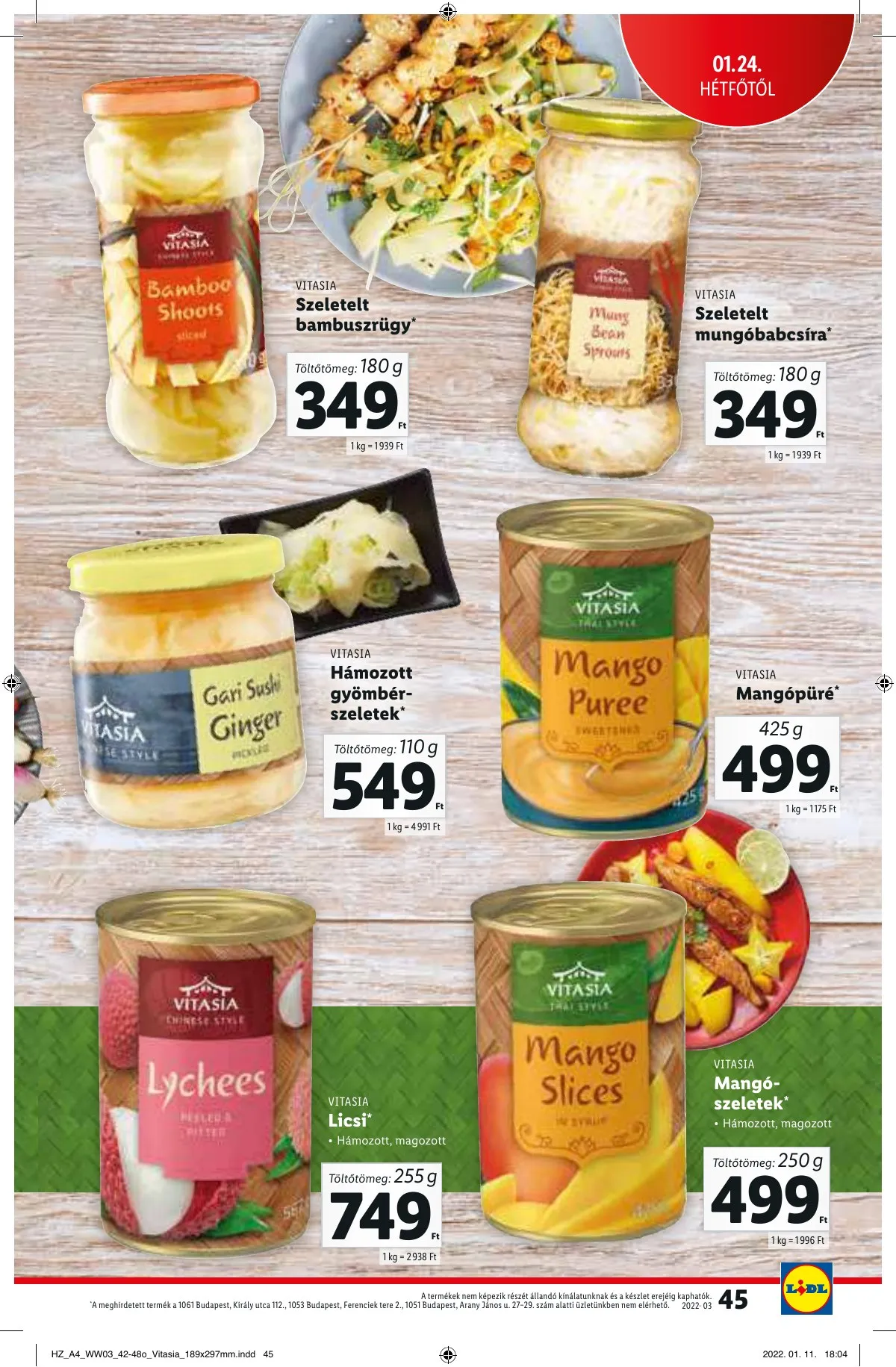 Lidl akciós újság 01.20–01.20 – 45. oldal
