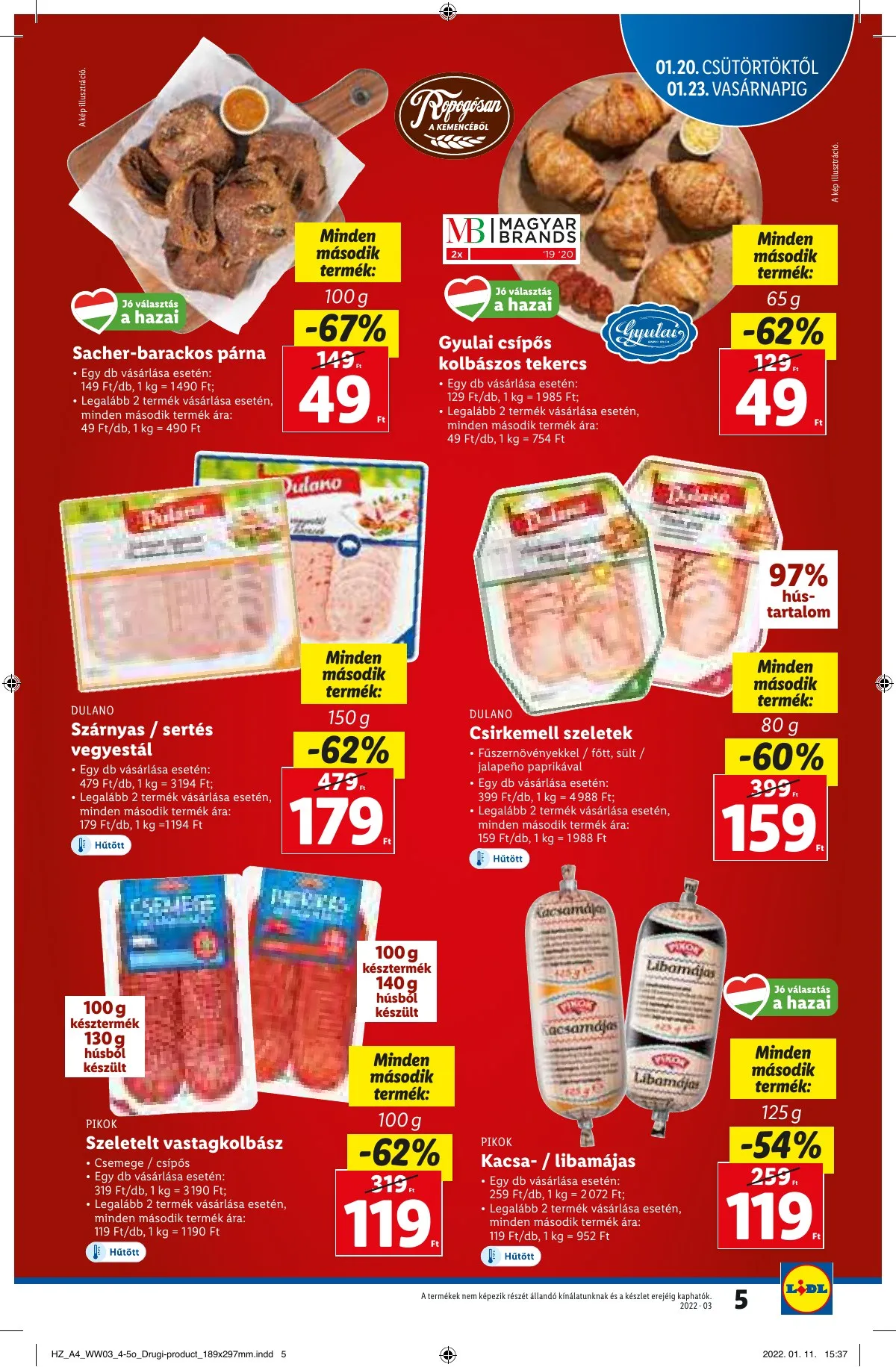 Lidl akciós újság 01.20–01.20 – 5. oldal