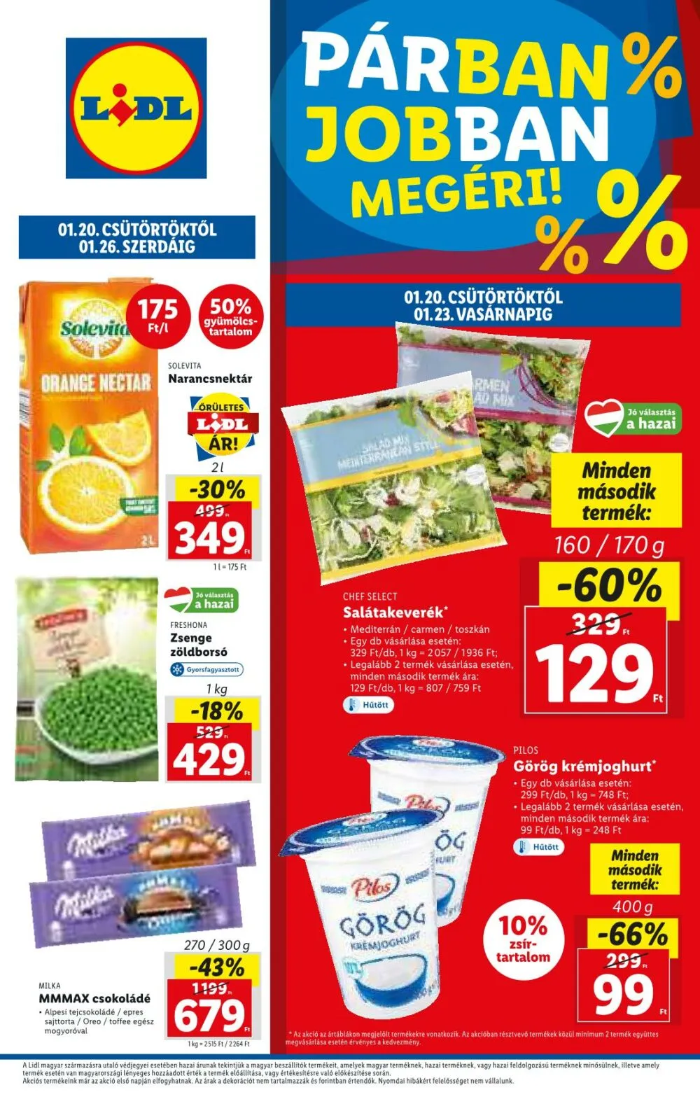 Lidl akciós újság 01.20–01.26