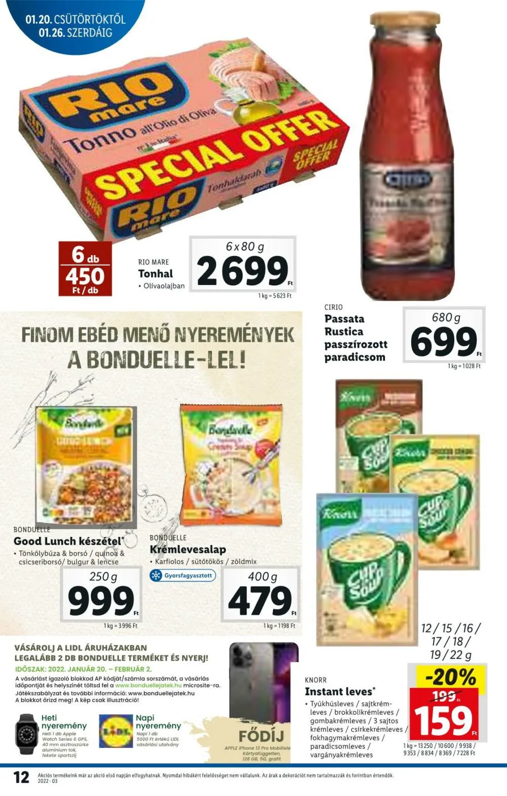 Lidl akciós újság 01.20–01.26 – 12. oldal