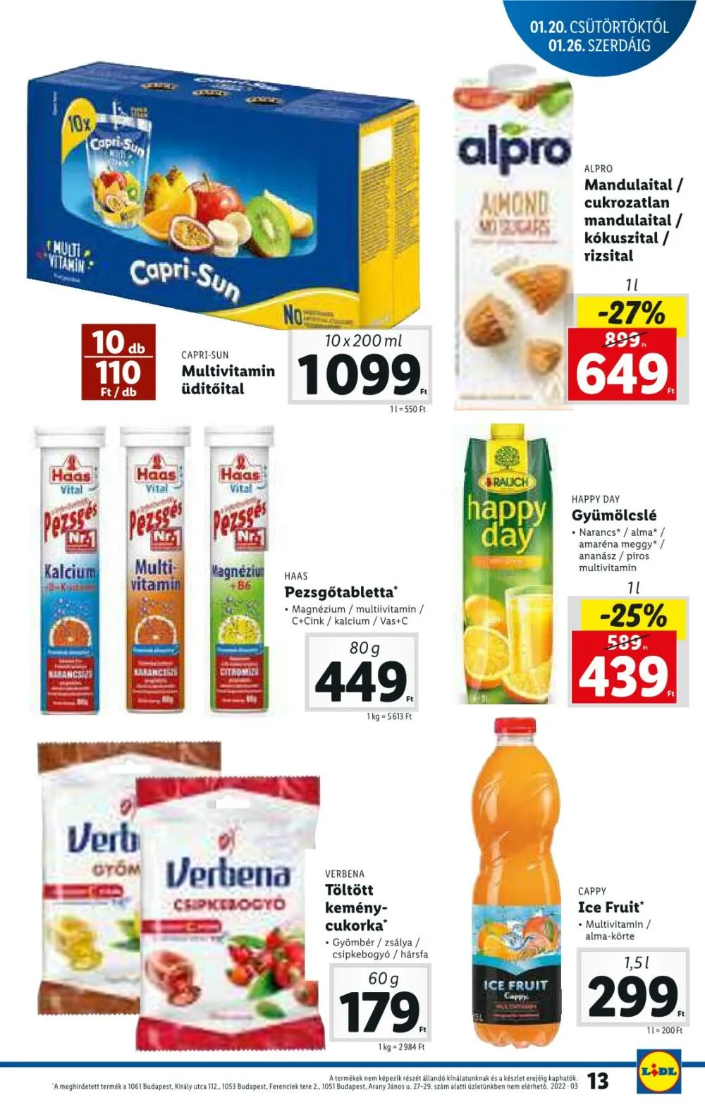 Lidl akciós újság 01.20–01.26 – 13. oldal
