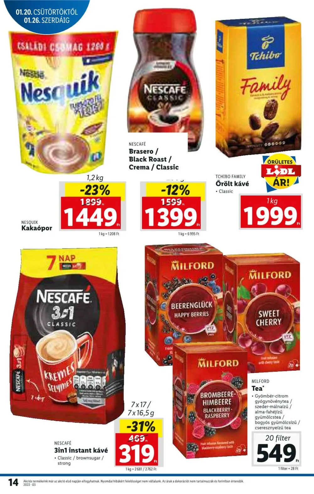 Lidl akciós újság 01.20–01.26 – 14. oldal