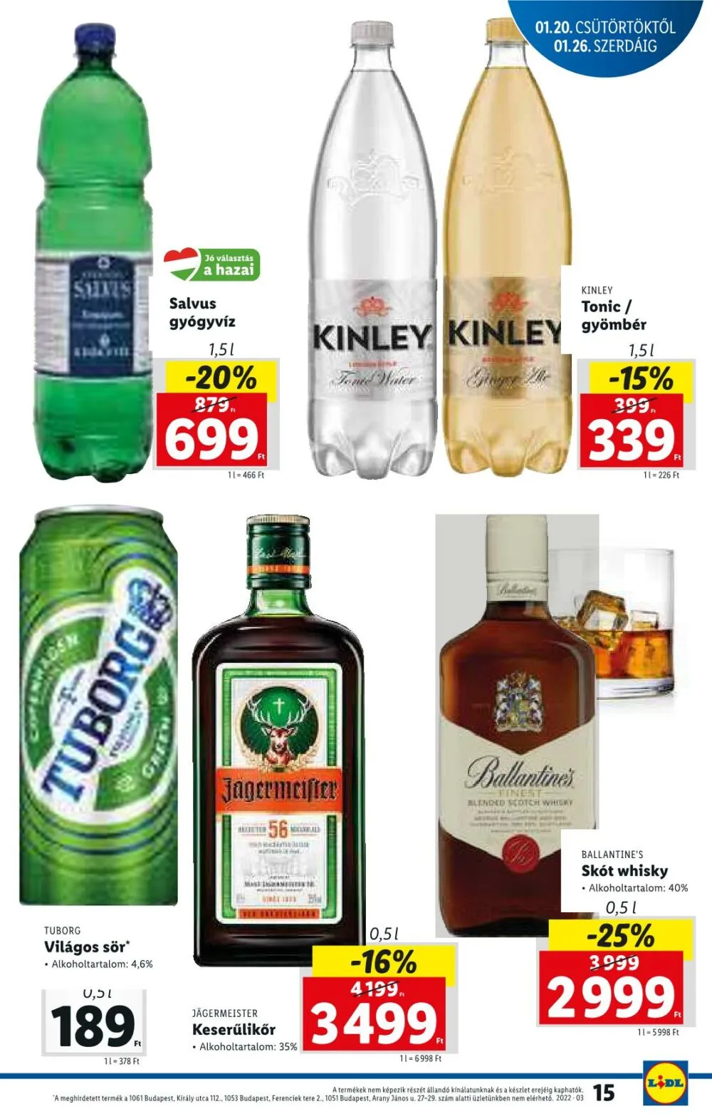 Lidl akciós újság 01.20–01.26 – 15. oldal