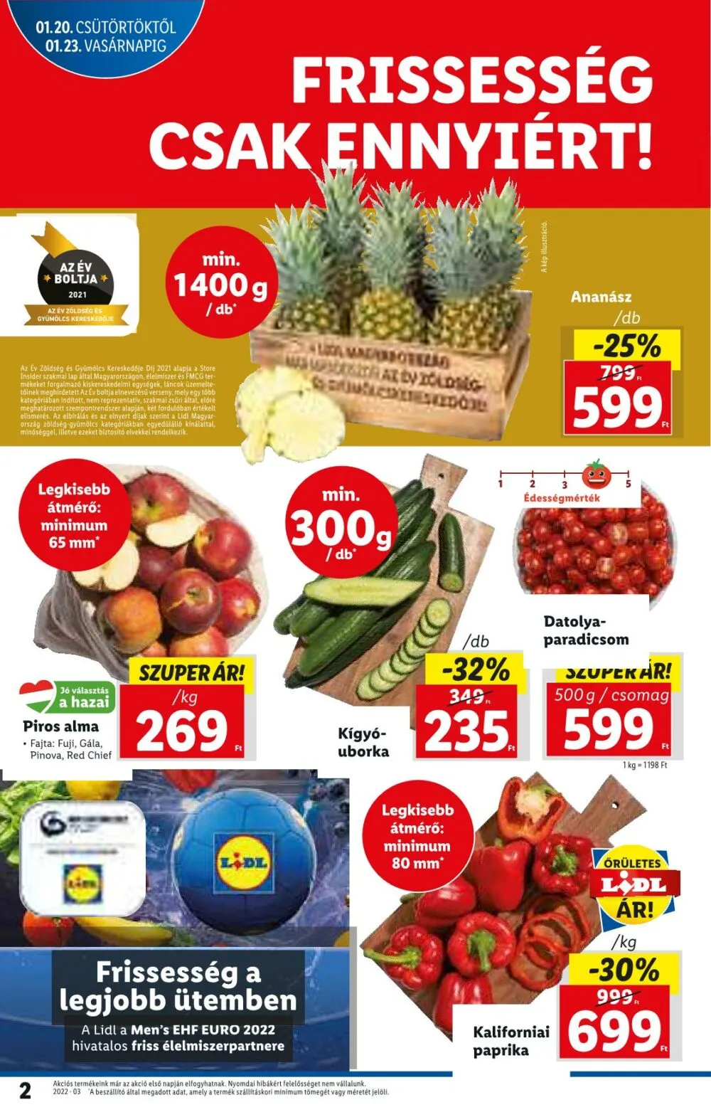 Lidl akciós újság 01.20–01.26 – 2. oldal