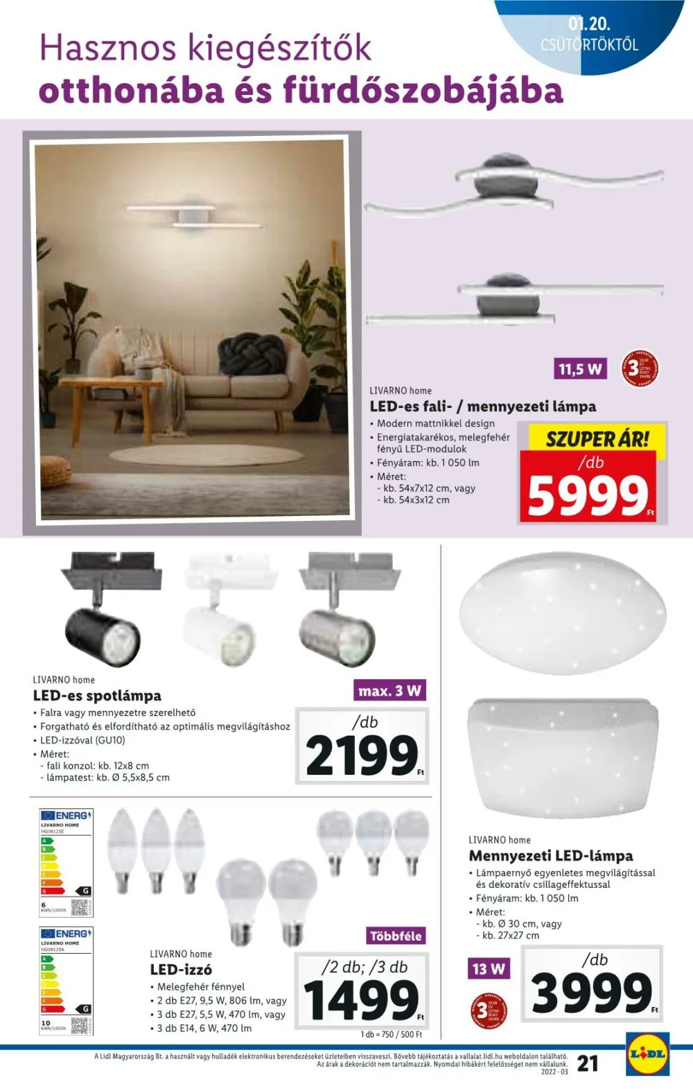 Lidl akciós újság 01.20–01.26 – 21. oldal