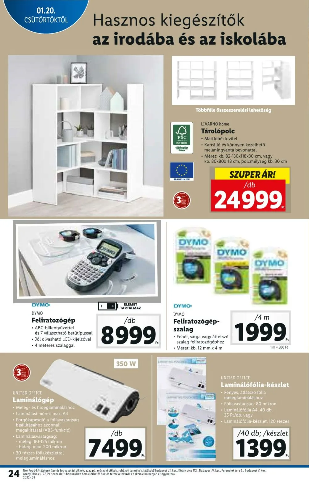 Lidl akciós újság 01.20–01.26 – 24. oldal