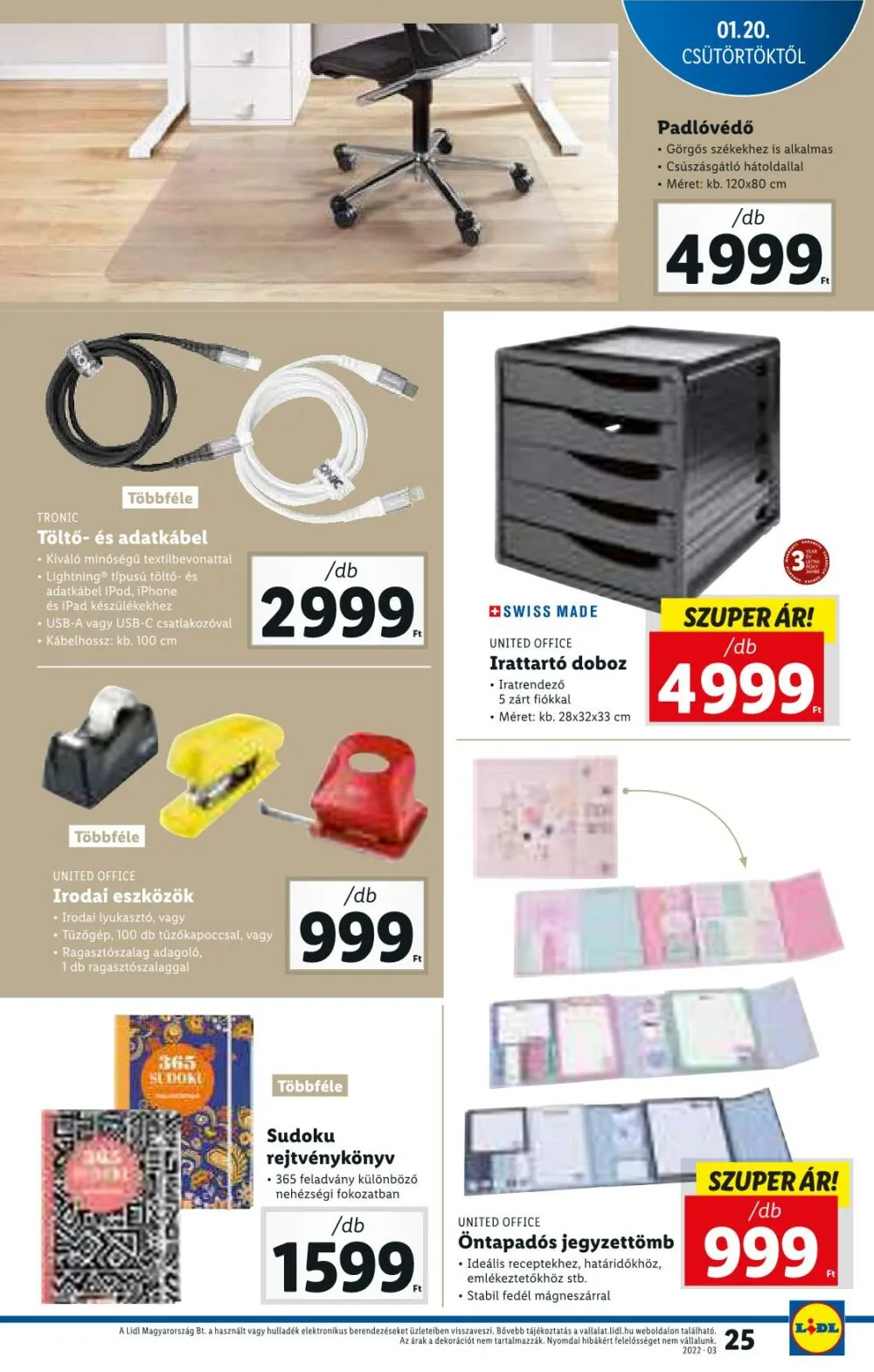 Lidl akciós újság 01.20–01.26 – 25. oldal