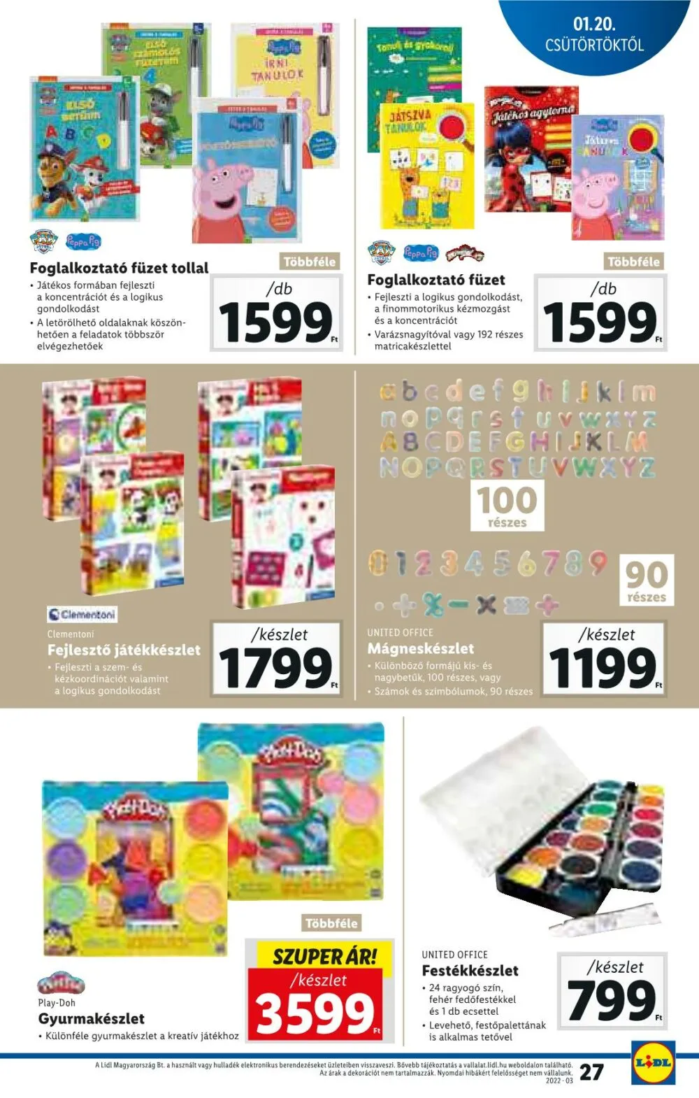 Lidl akciós újság 01.20–01.26 – 27. oldal